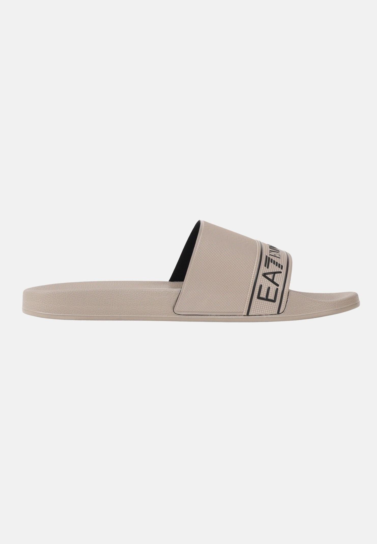 EA7 Ciabatte beige da uomo con logo 7X000110AF15128 MZ660 EA7