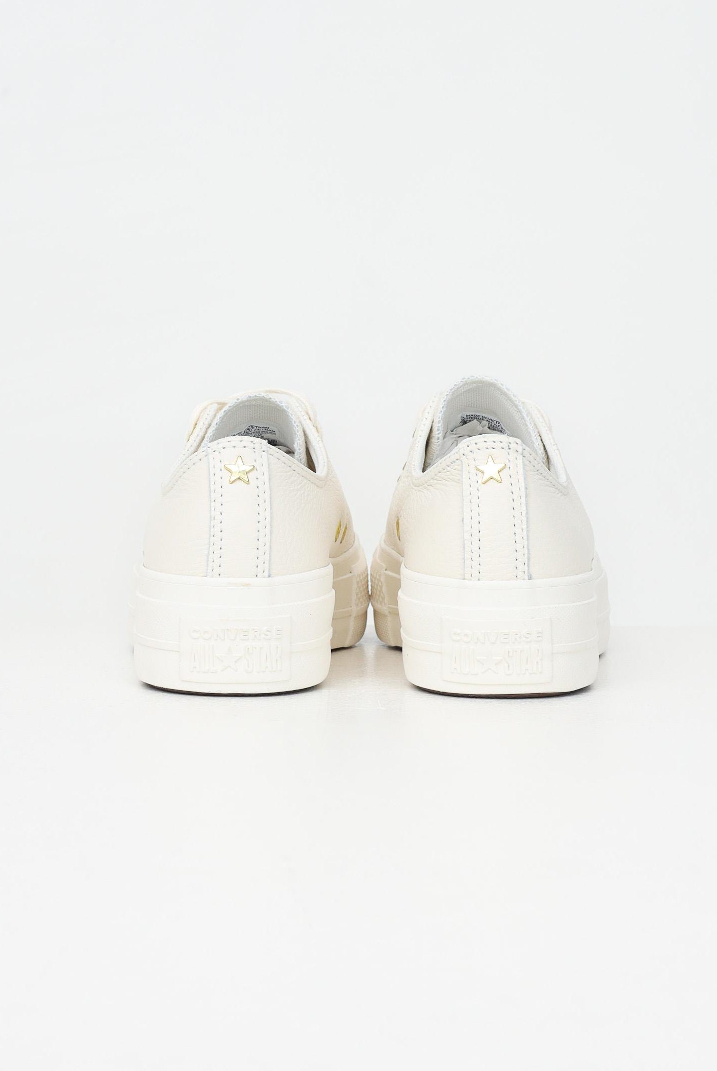 CONVERSE Sneakers CHUCK TAYLOR ALL STAR LIFT PLATFORM GOLD panna da donna A12765C CONVERSE