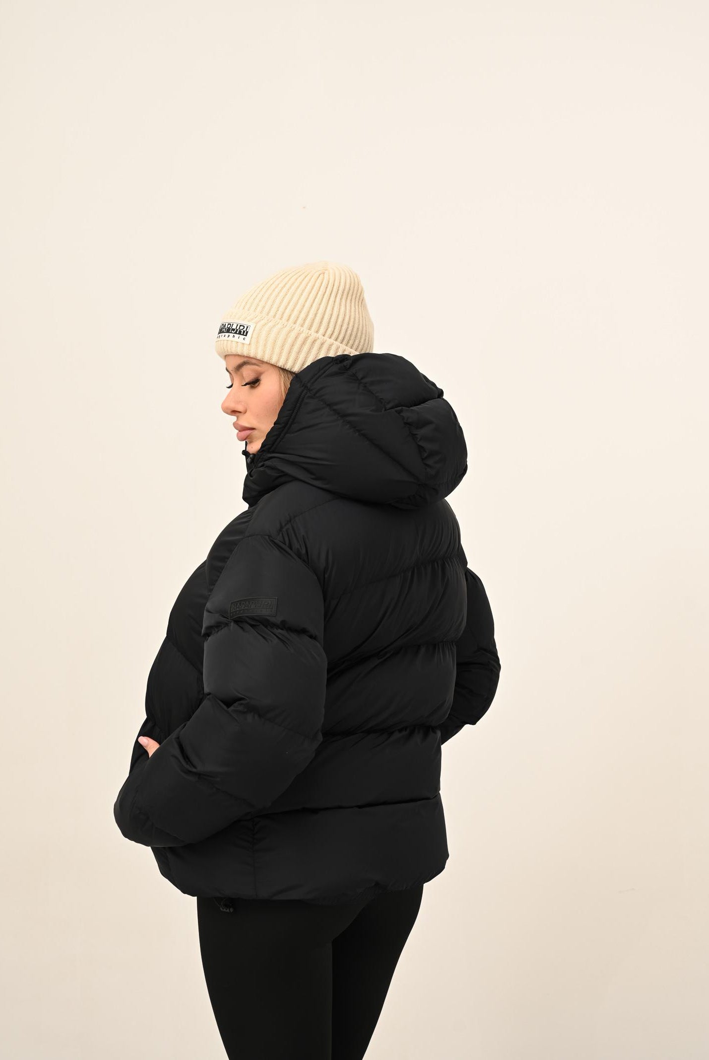 NAPAPIJRI Piumino Glane nero da donna NP0A88Z44001 . NAPAPIJRI