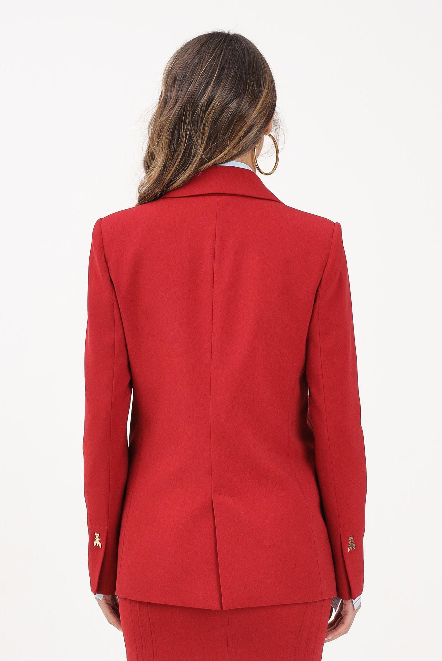 PATRIZIA PEPE Giacca doppiopetto rossa da donna 8S0554A6F5 R862 PATRIZIA PEPE