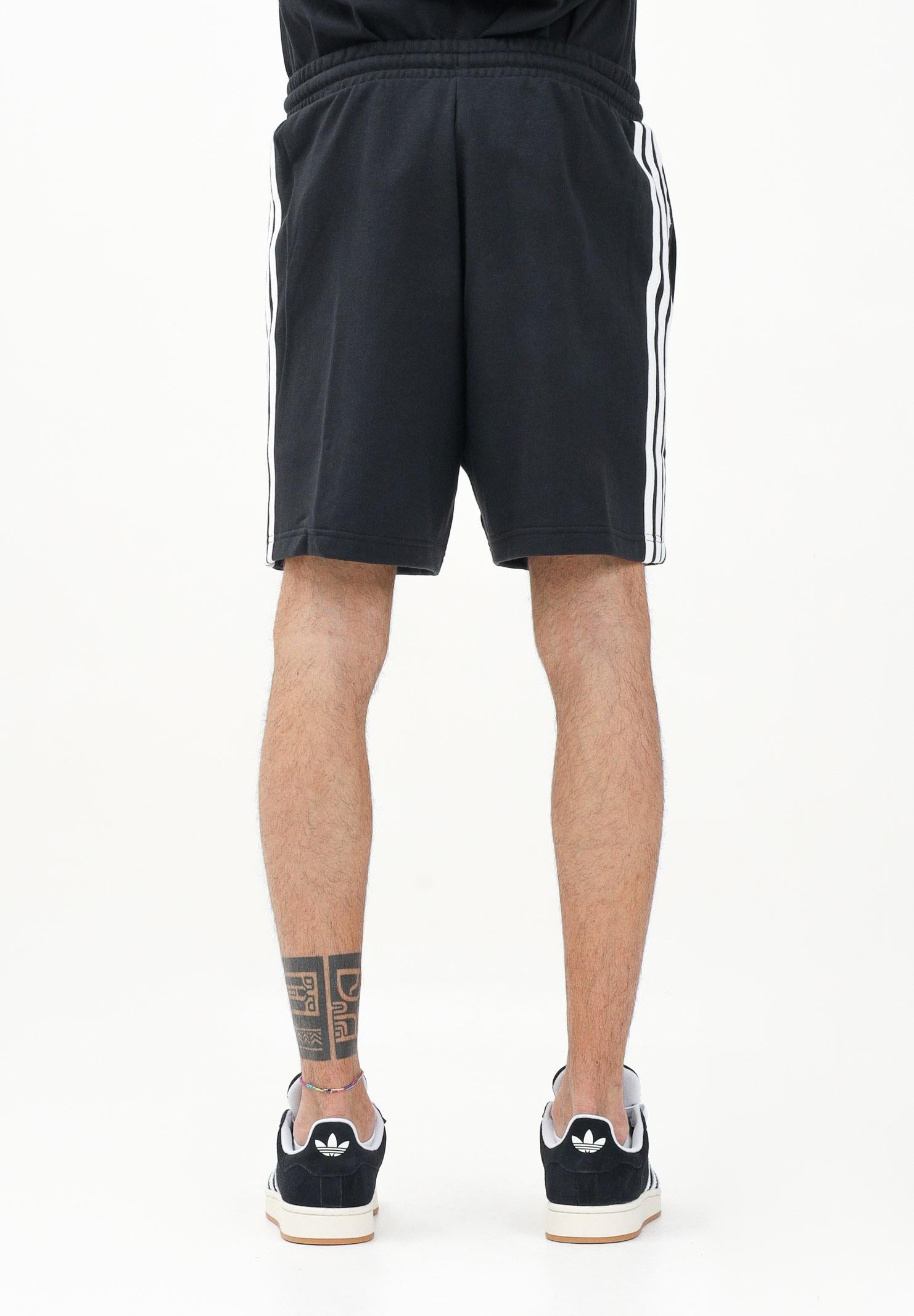 ADIDAS PERFORMANCE Shorts sportivo Essential 3-Stripes French Terry nero da uomo JE6414 . ADIDAS PERFORMANCE