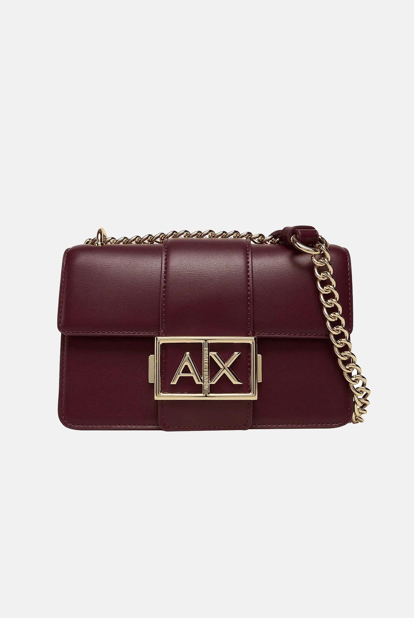 ARMANI EXCHANGE Borsa a tracolla bordeaux da donna con logo XW000071AF12039 UA343 ARMANI EXCHANGE
