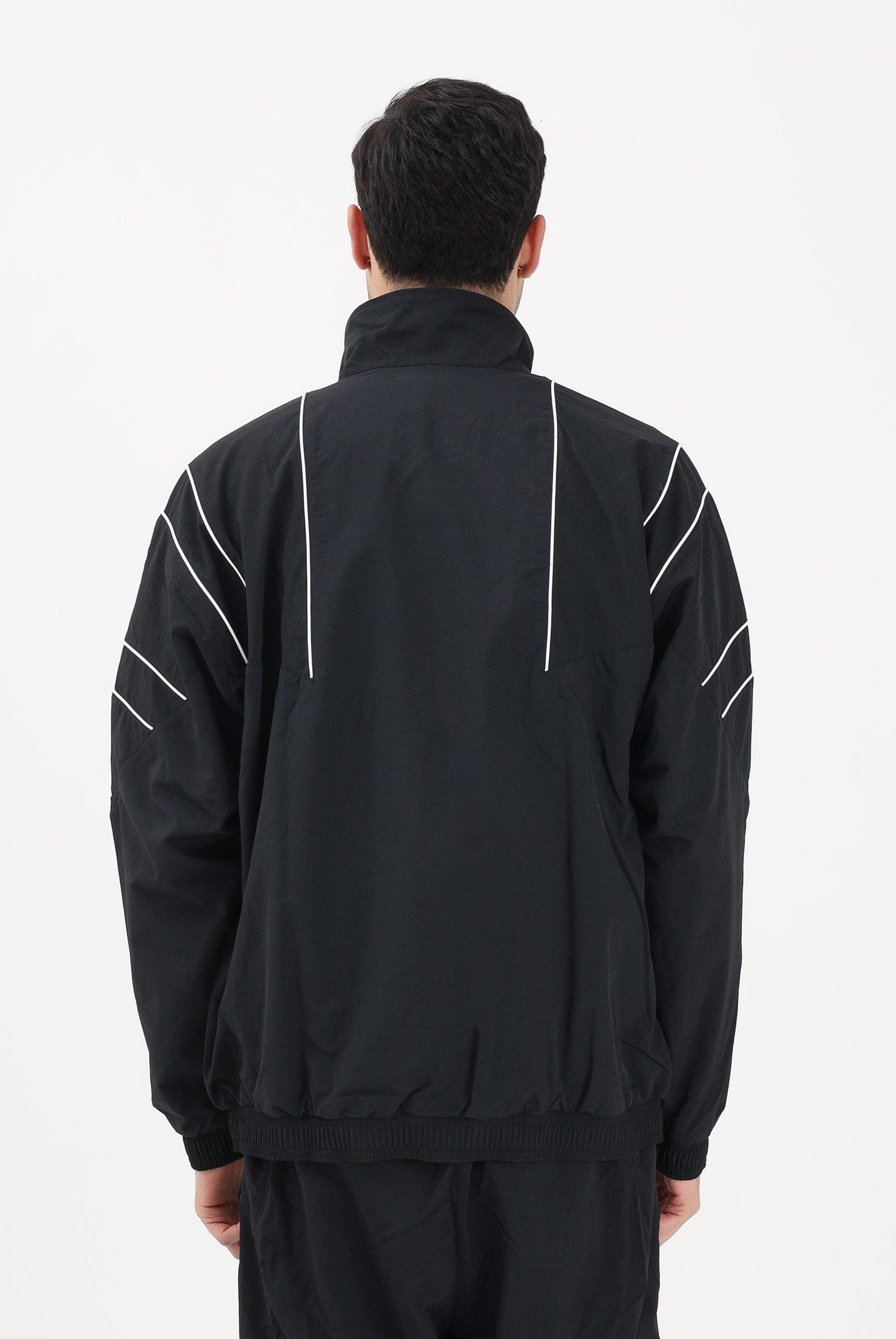 ADIDAS ORIGINALS Giacca a vento CUTLINE nera da uomo KE0096 . ADIDAS ORIGINALS