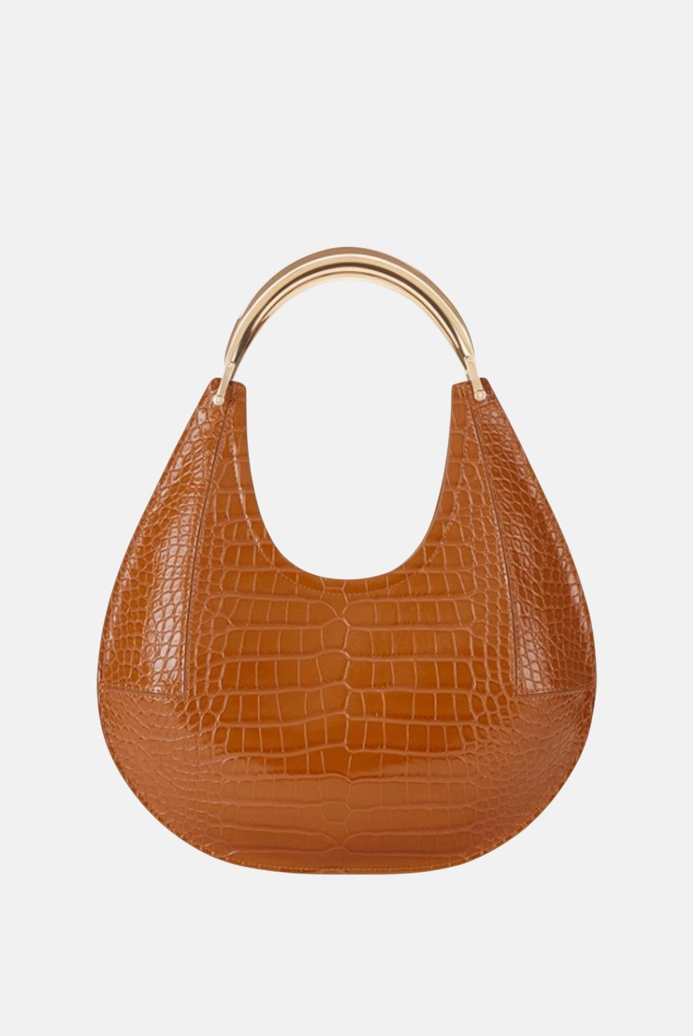 ELISABETTA FRANCHI Borsa a mano color cammello da donna con stampa cocco BS28A56E2 EC1 ELISABETTA FRANCHI