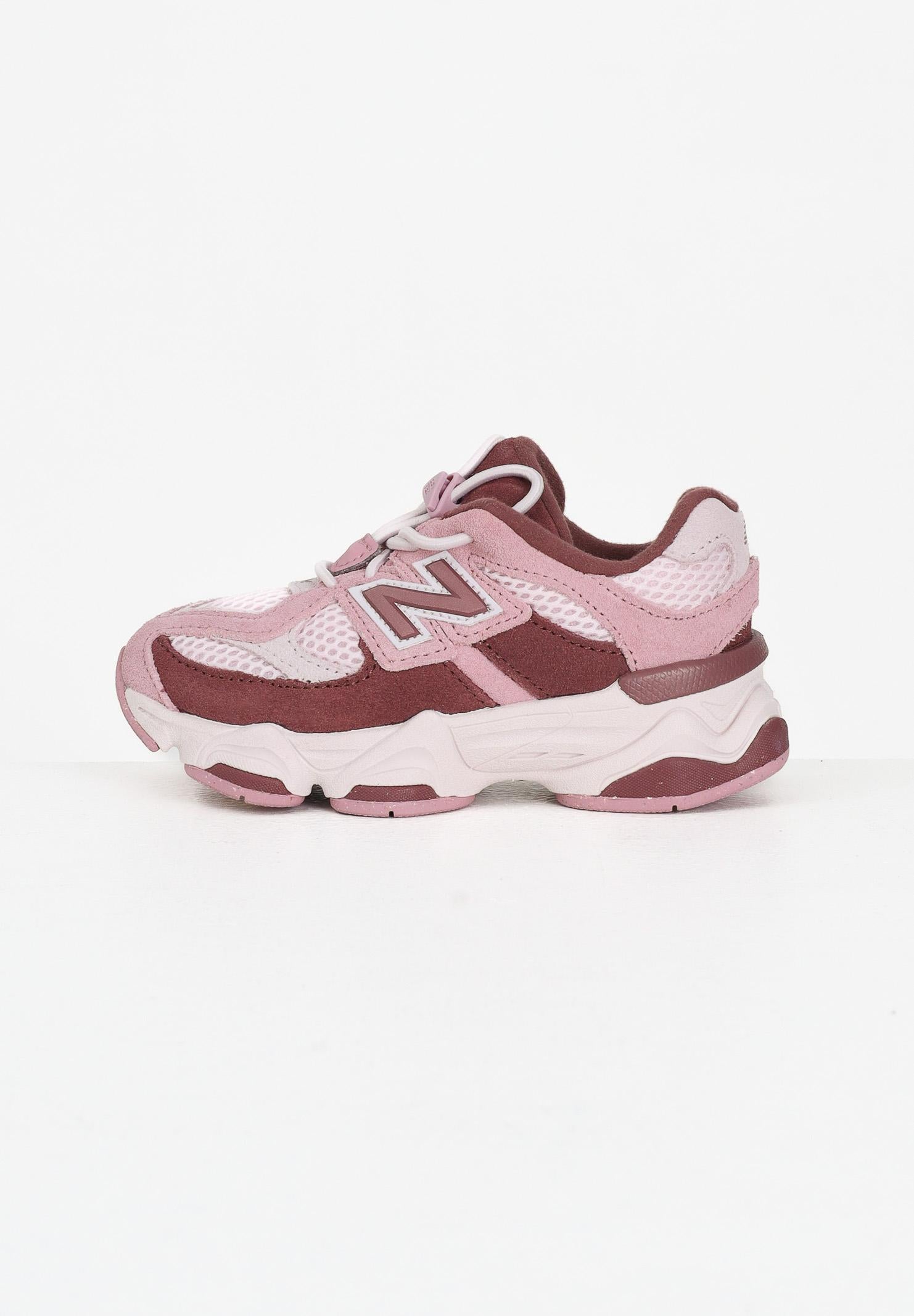 NEW BALANCE Sneakers 9060 rosa e bordeaux da neonato IV9060EP NEW BALANCE