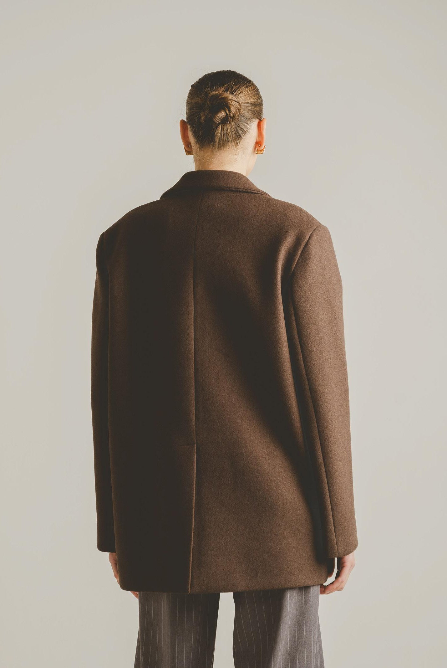 SANTAS Cappotto corto LUMIÈRE marrone da donna PV2620 MA SANTAS