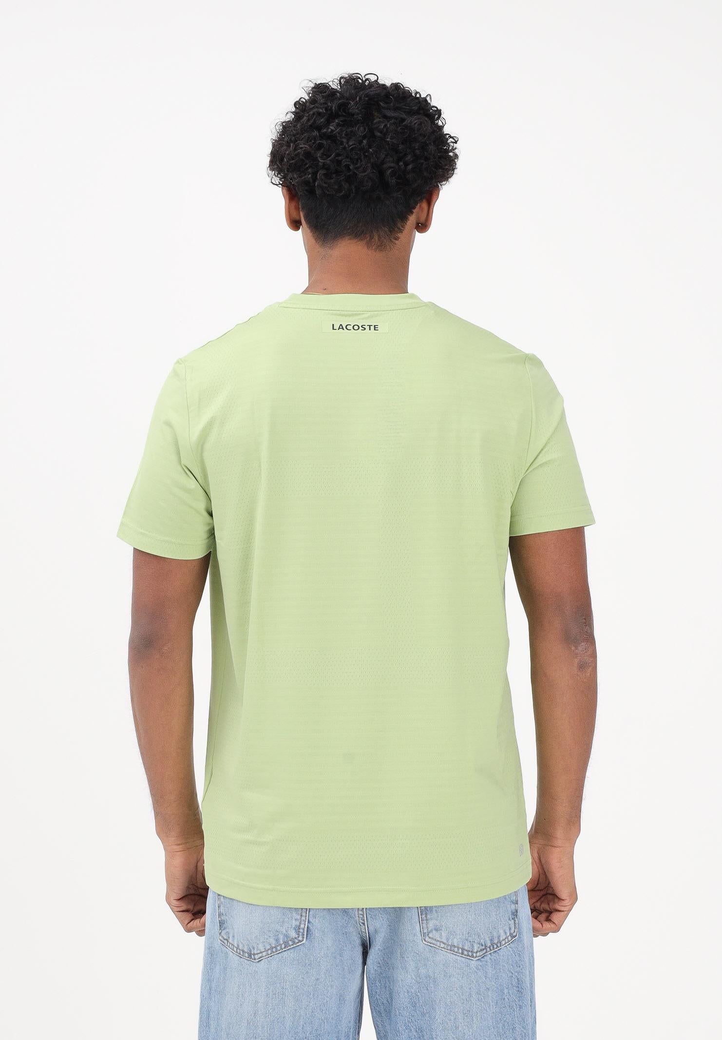 LACOSTE T-shirt a manica corta Ultra Dry verde da uomo TH0004 UYB LACOSTE