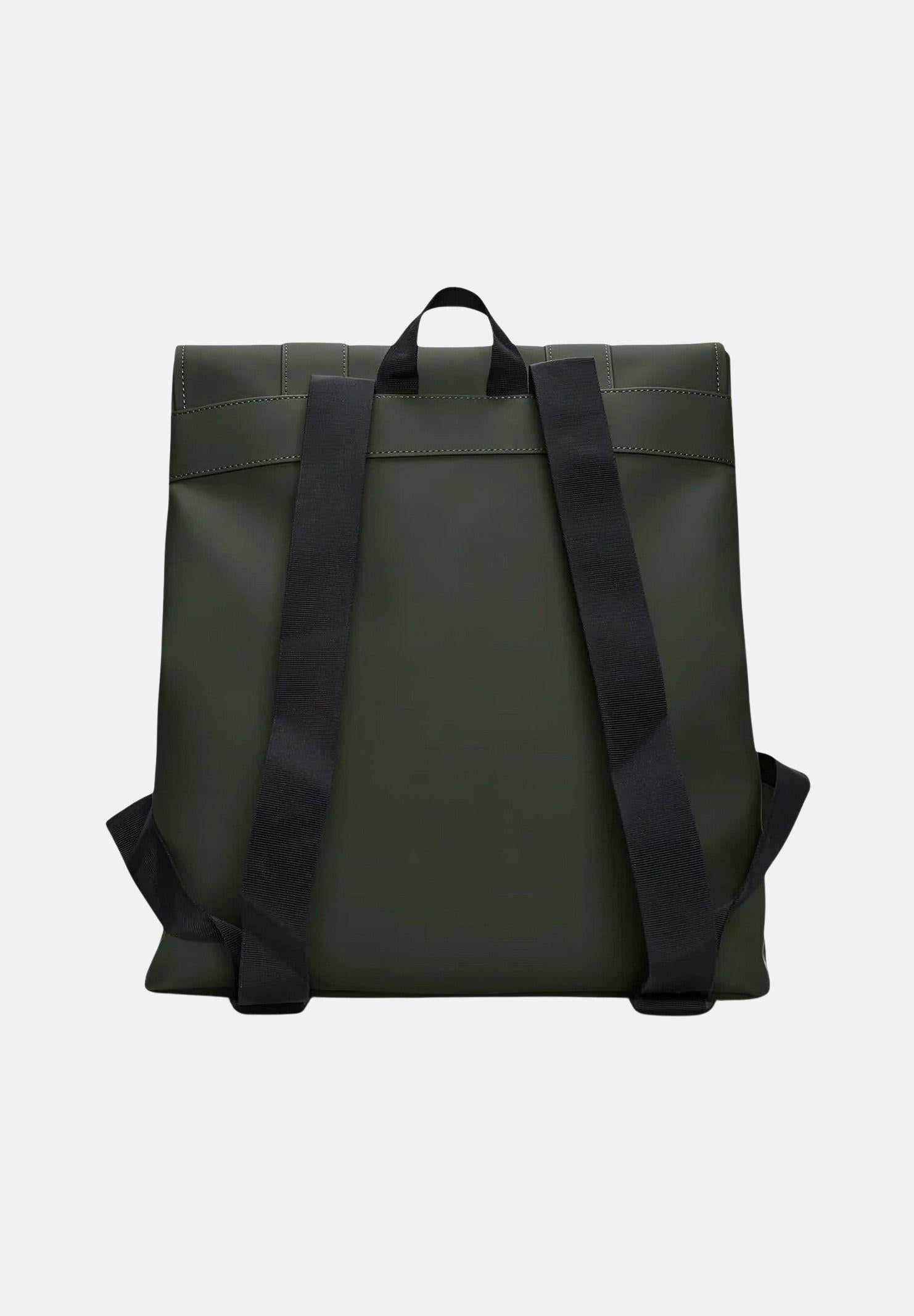 RAINS Zaino MSN verde bosco per uomo e donna RA13300 GRN RAINS