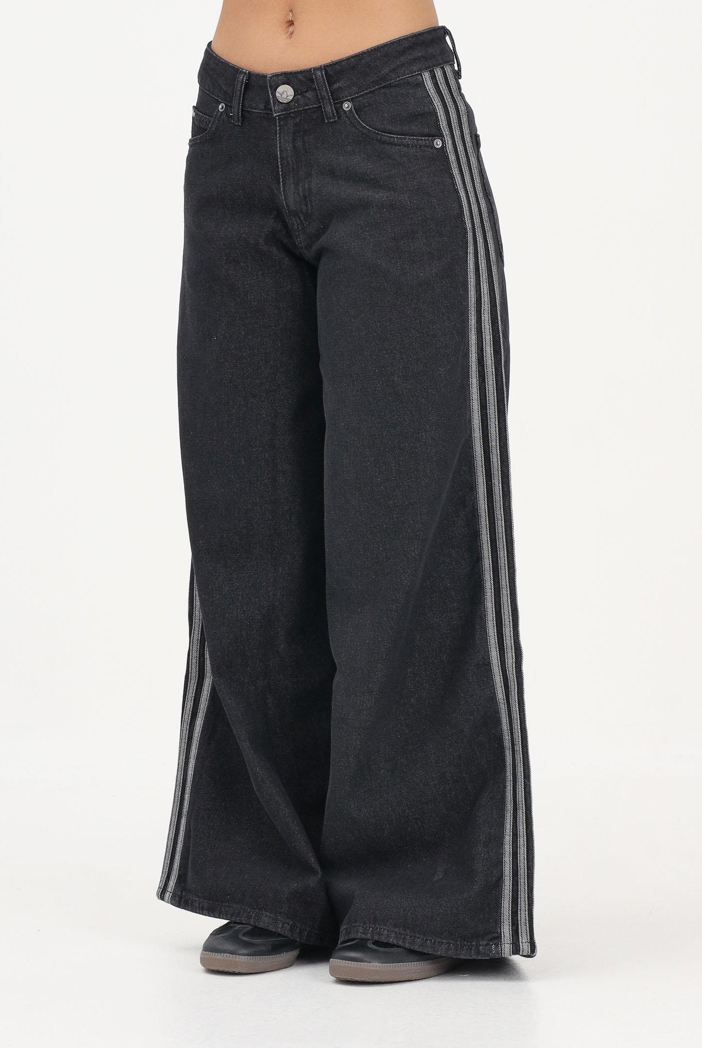 ADIDAS ORIGINALS Jeans Firebird Adilenium nero da donna KD2905 . ADIDAS ORIGINALS