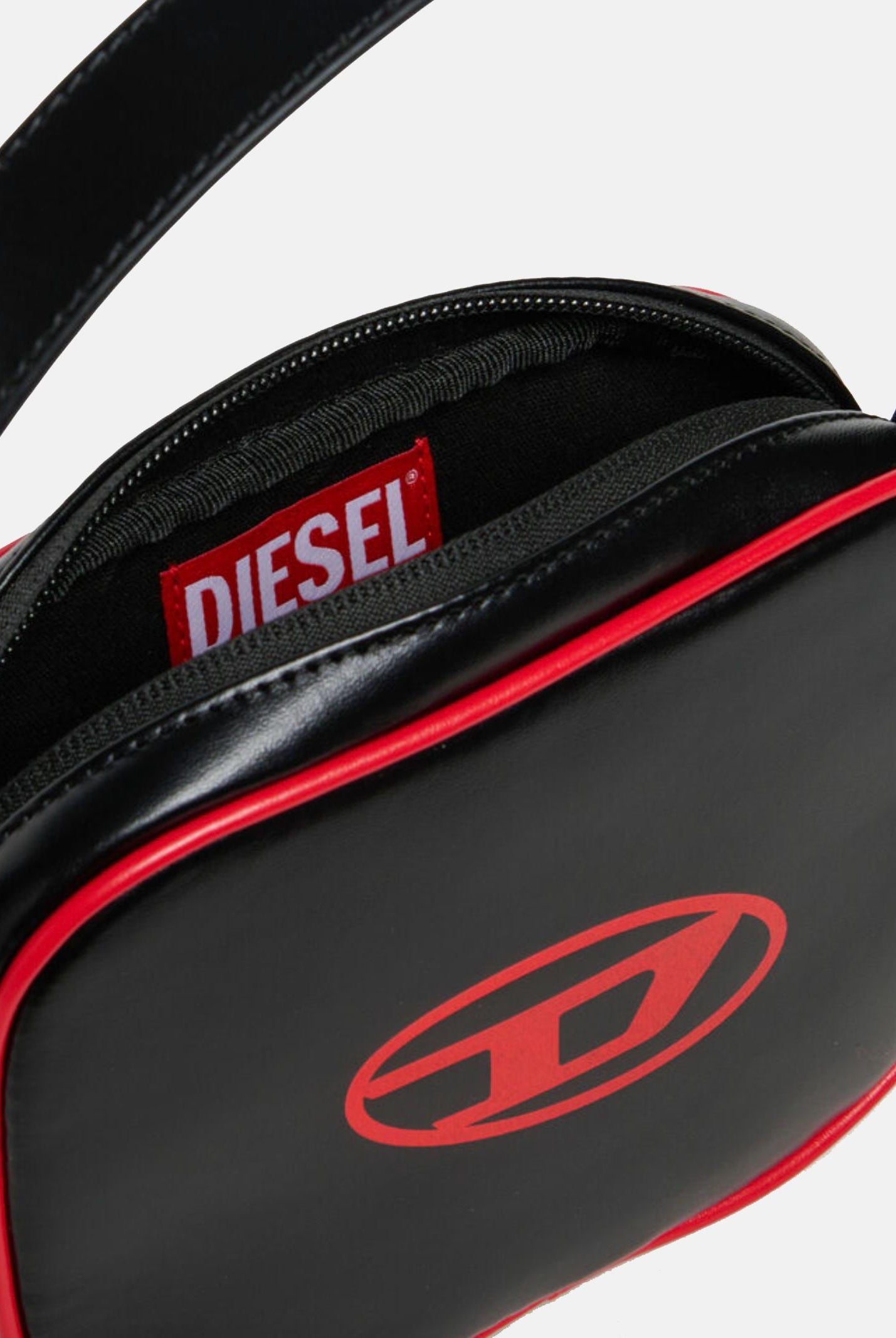 DIESEL Borsa a mano Willow nera da donna con logo J02756KXBTB K900 DIESEL