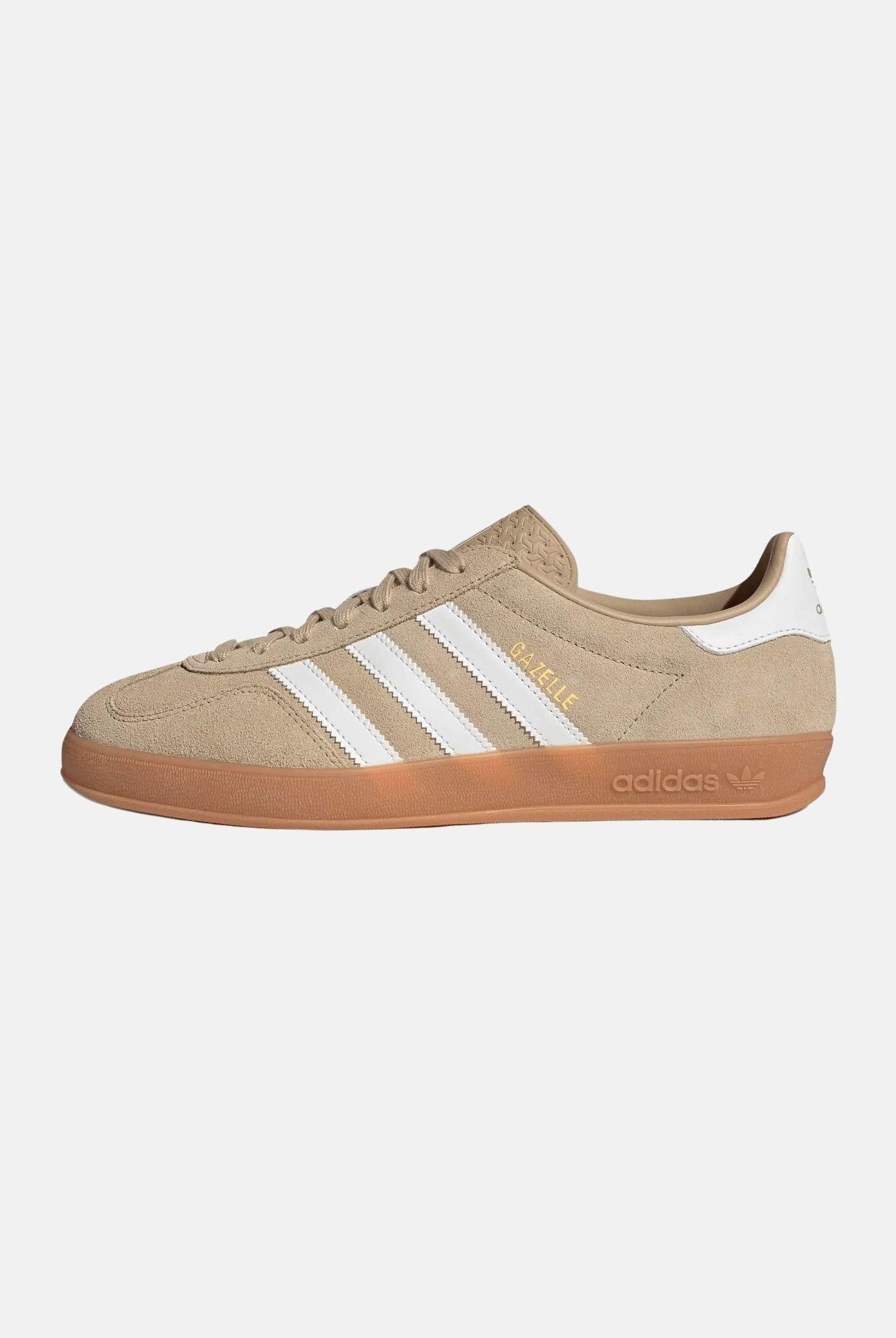 ADIDAS ORIGINALS Sneakers Gazelle Indoor beige per uomo e donna HQ5154 . ADIDAS ORIGINALS