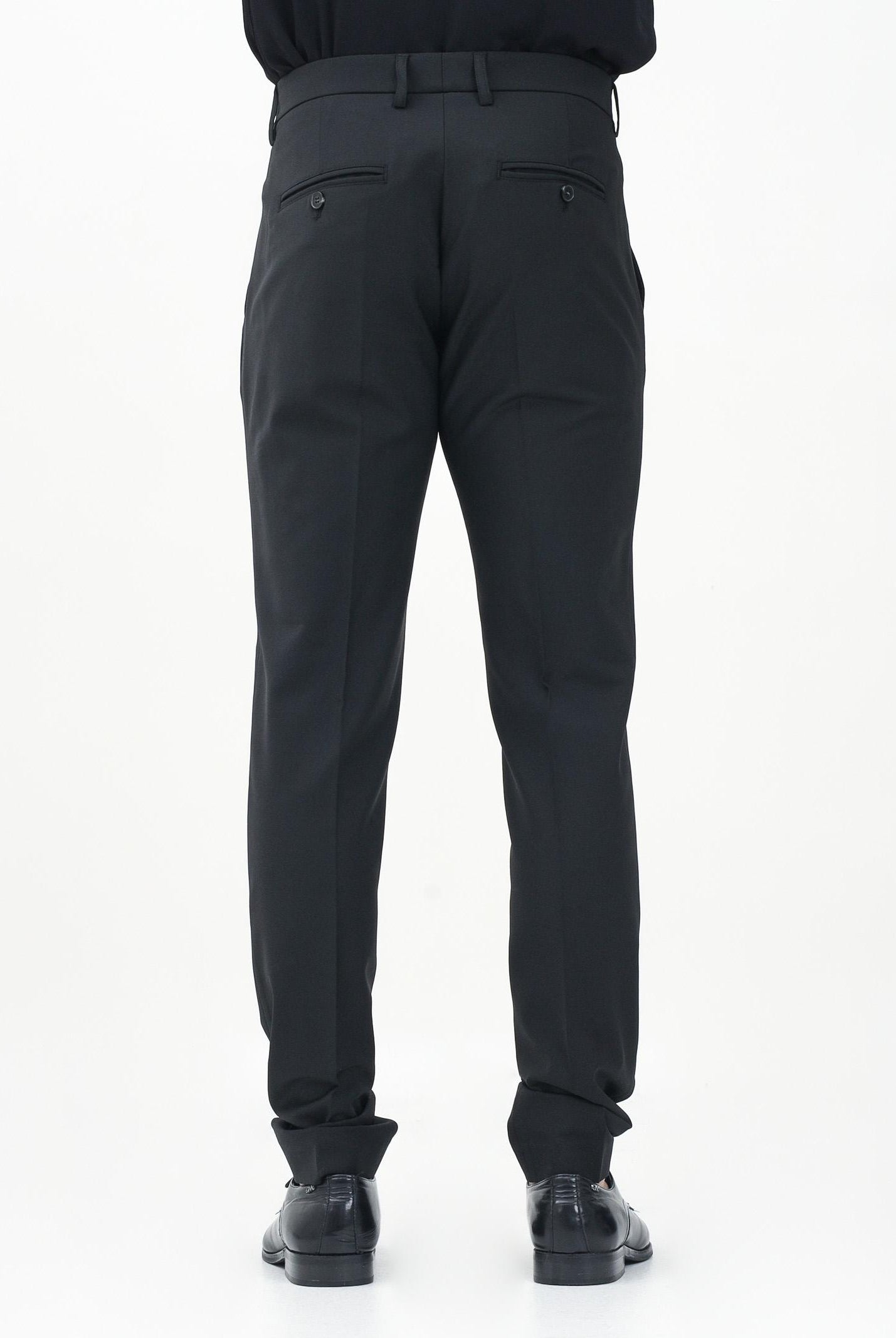 PATRIZIA PEPE Pantalone elegante nero da uomo 5PA225A590 K103 PATRIZIA PEPE