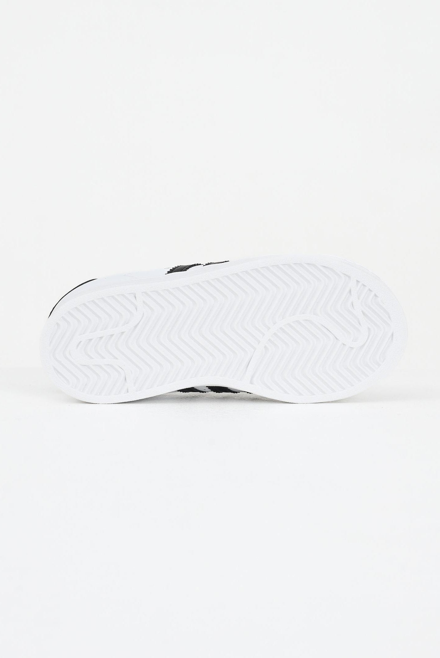 ADIDAS ORIGINALS Sneakers Superstar II Elastic Lace bianche e nere da neonato JH9984 . ADIDAS ORIGINALS