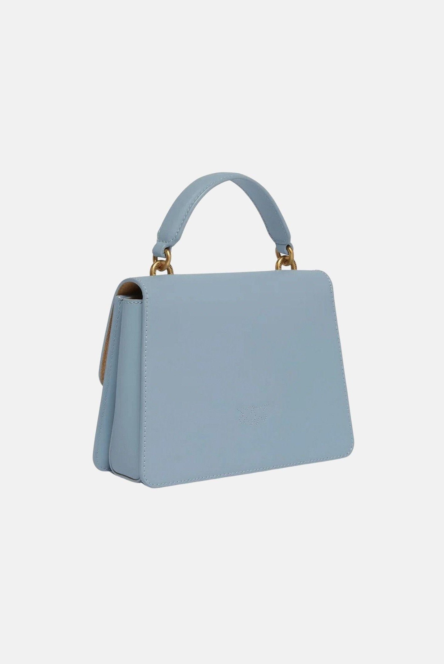 PINKO Borsa a mano Mini Love Bag One Top Handle Light celeste da donna 100071A0F1 E37Q PINKO