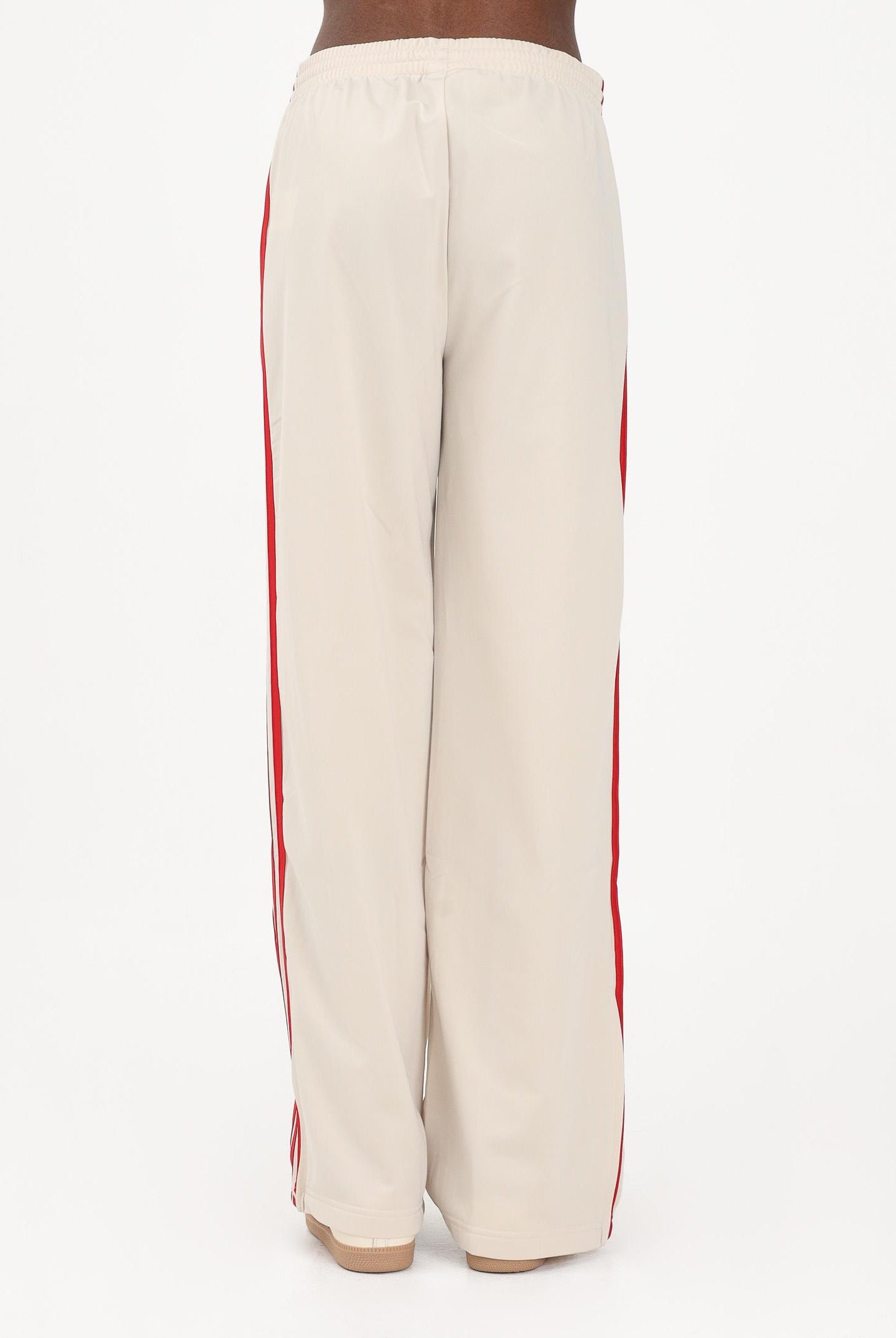 ADIDAS ORIGINALS Pantalone sportivo Firebird beige e rosso da donna KT4629 . ADIDAS ORIGINALS