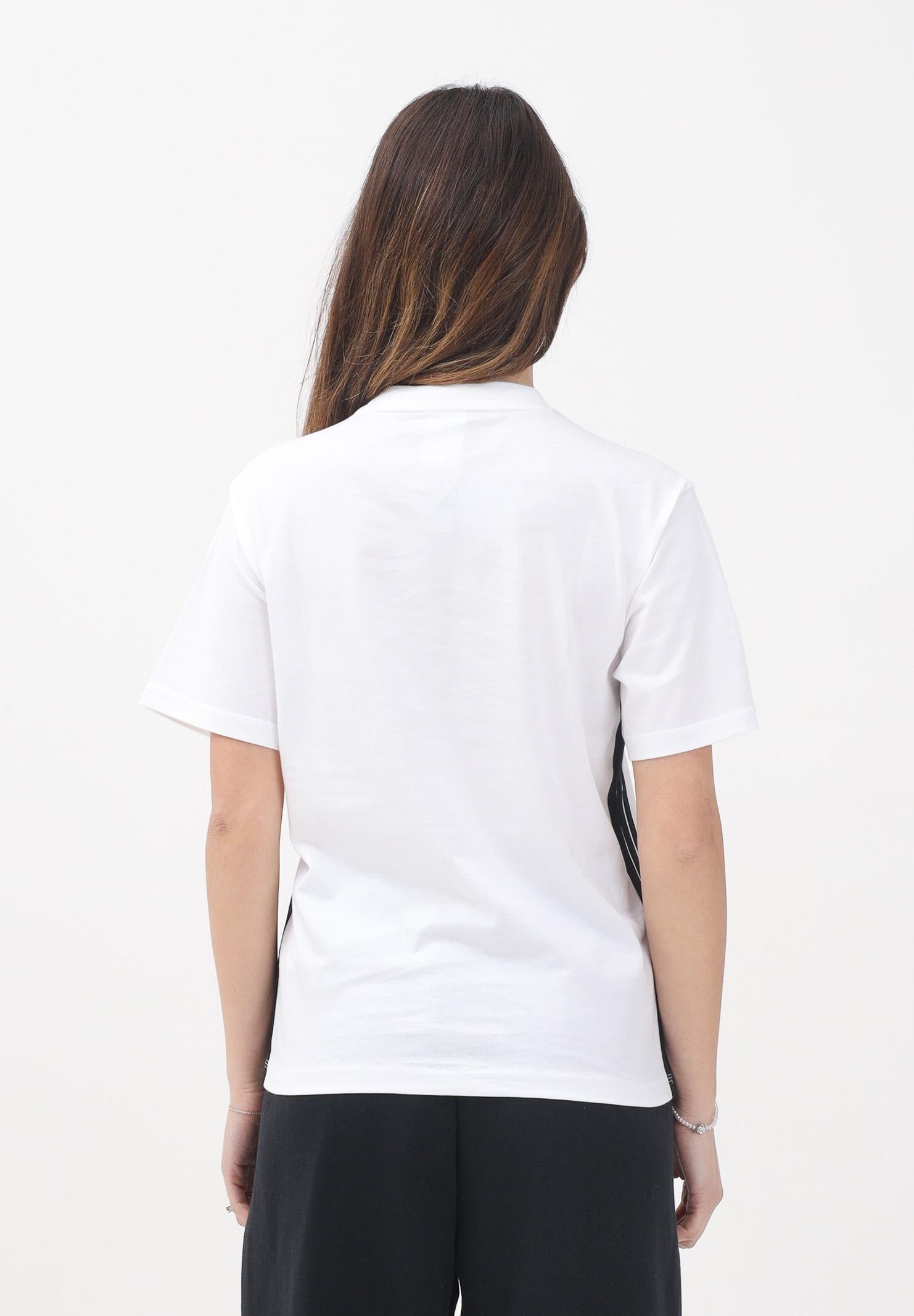 ADIDAS PERFORMANCE T-shirt a manica corta Essentials 3-Stripes Cotton bianca da donna JD0844 . ADIDAS PERFORMANCE