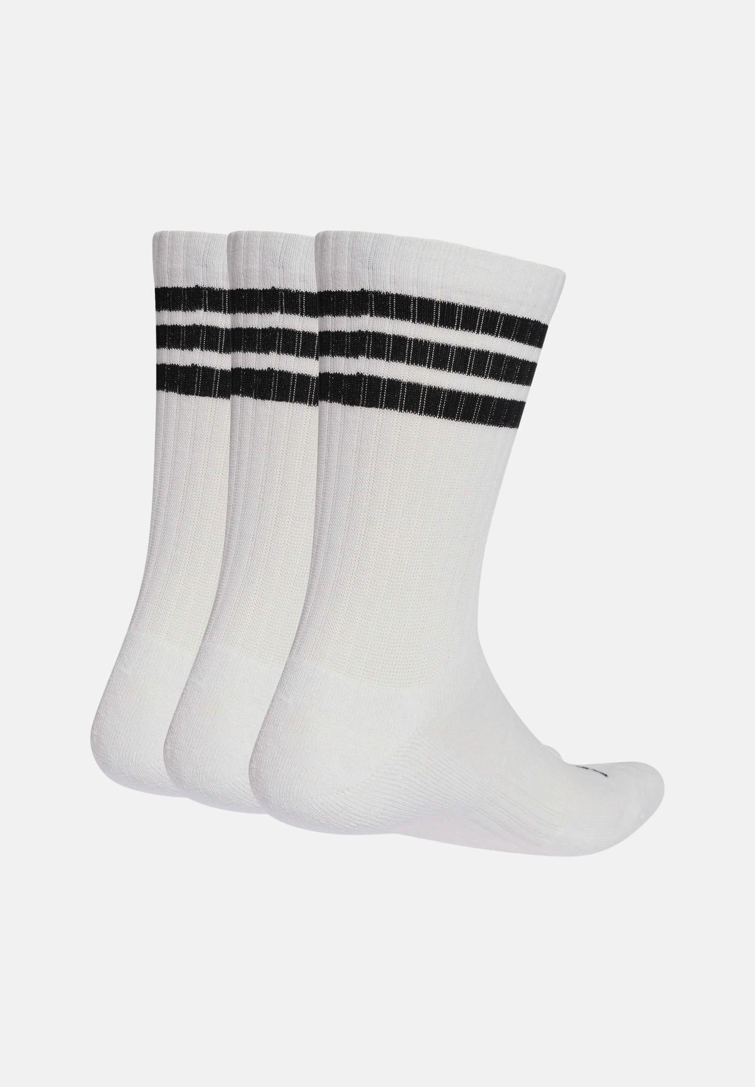 ADIDAS PERFORMANCE Calzini (3paia) SPORTSWEAR 3-STRIPES bianchi per uomo e donna JZ0532 . ADIDAS PERFORMANCE