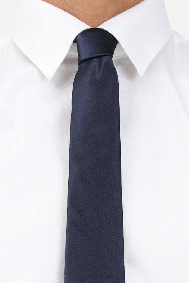 LANVIN Cravatta in seta blu da uomo 1282/1c . LANVIN