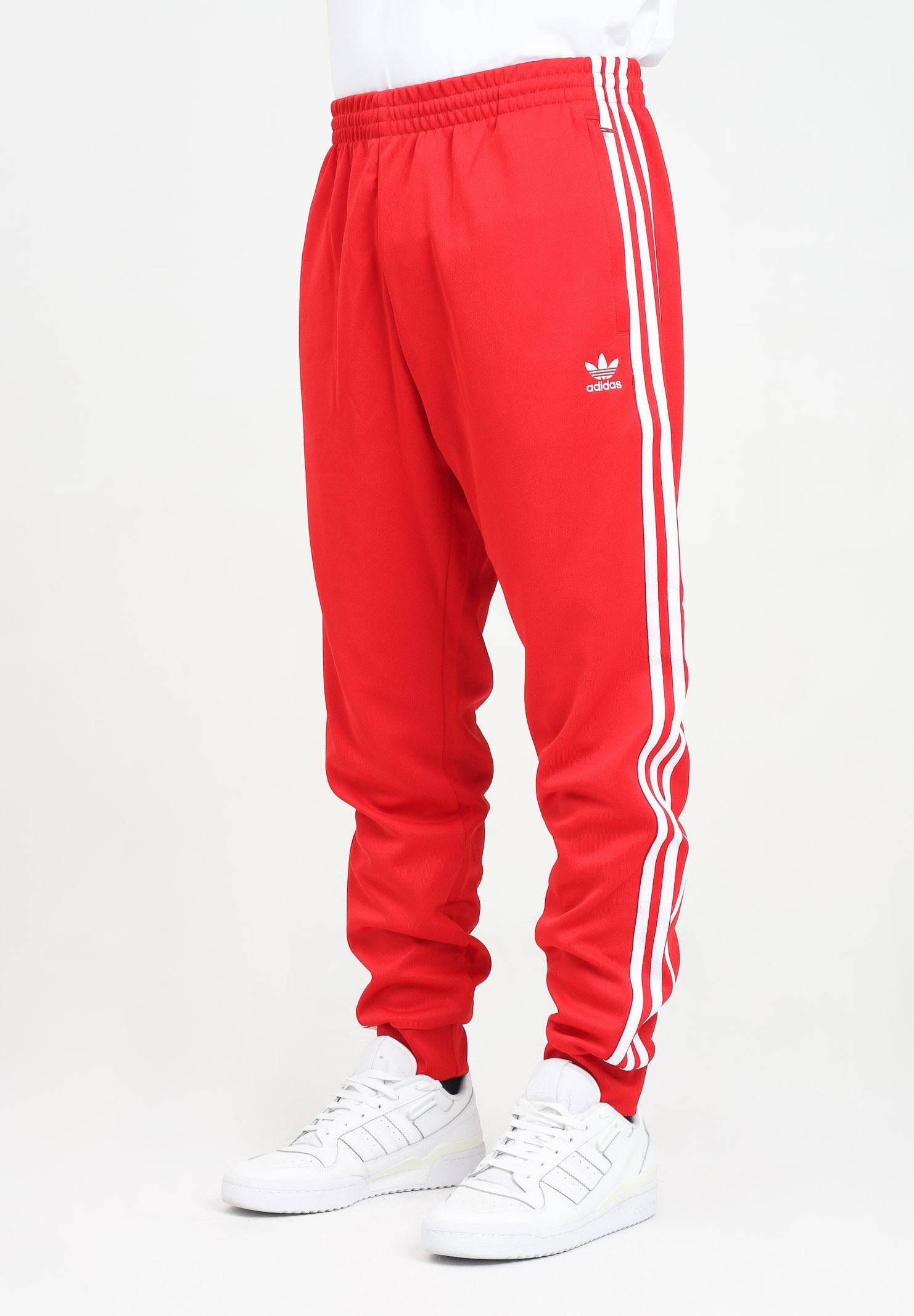 Pantalone sportivo adicolor Classics SST rosso da uomo IM4543 . ADIDAS ORIGINALS