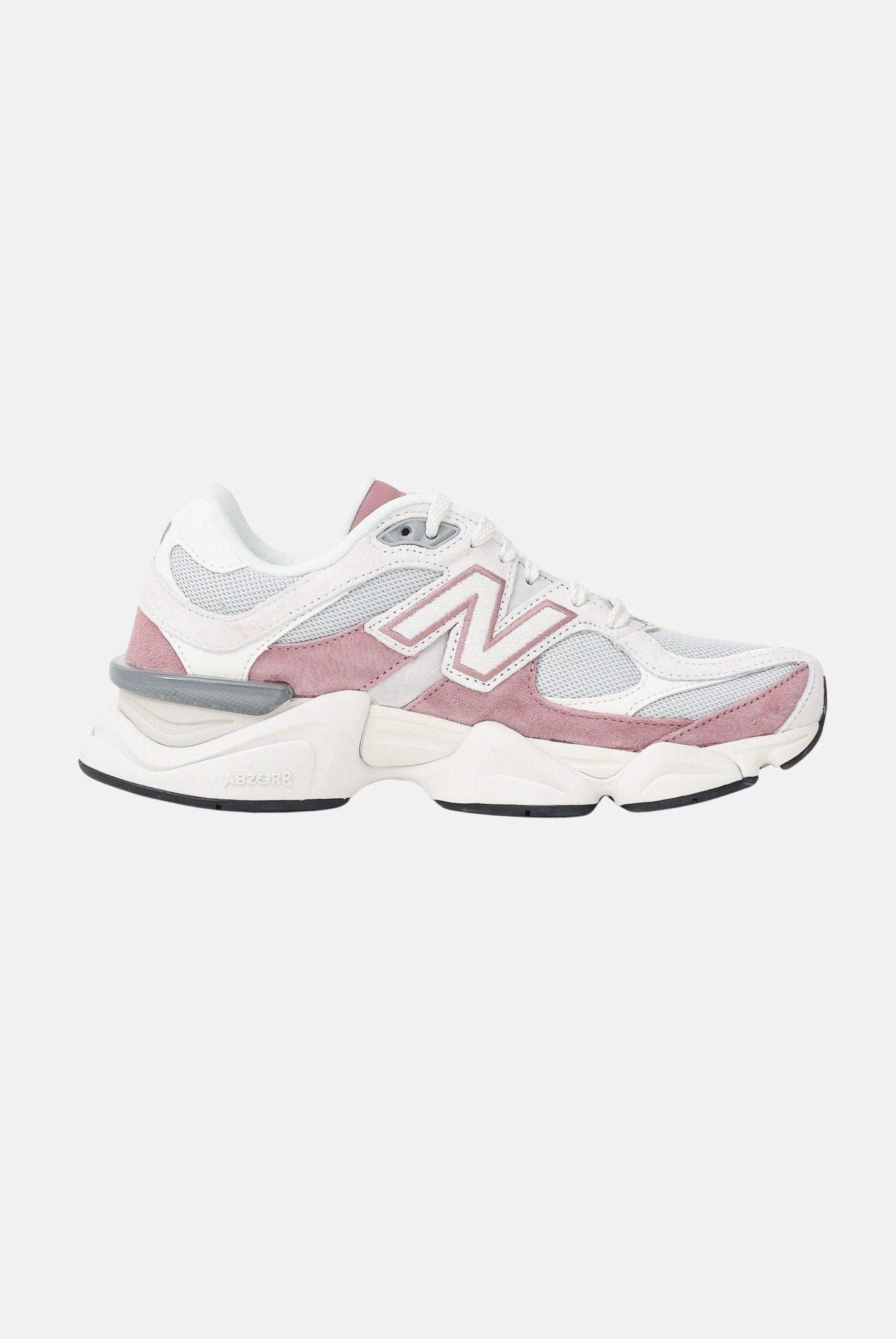 NEW BALANCE Sneakers 9060 bianche e rosa da donna U906040V . NEW BALANCE