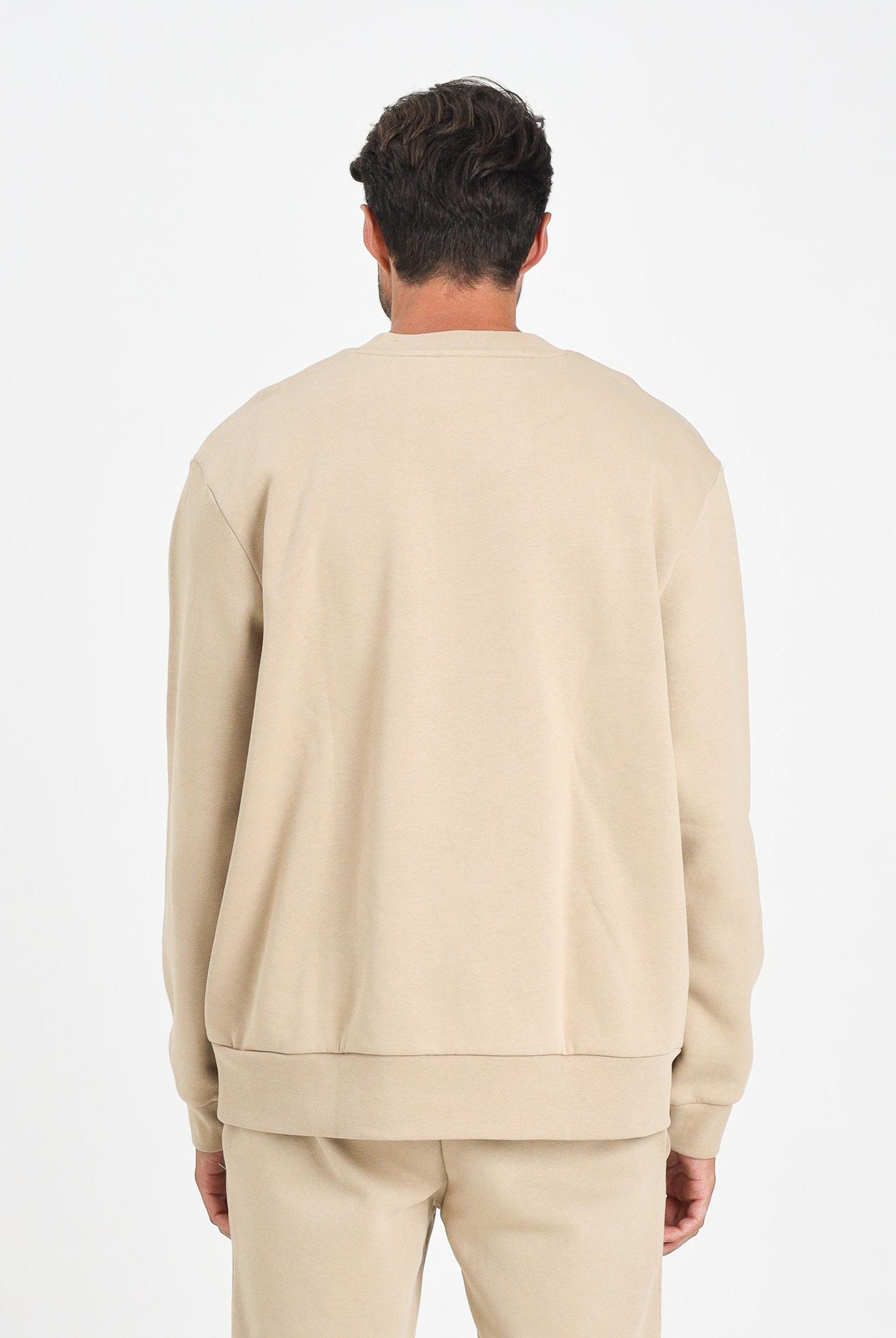 LACOSTE Felpa girocollo beige per uomo e donna SH9608 02S LACOSTE