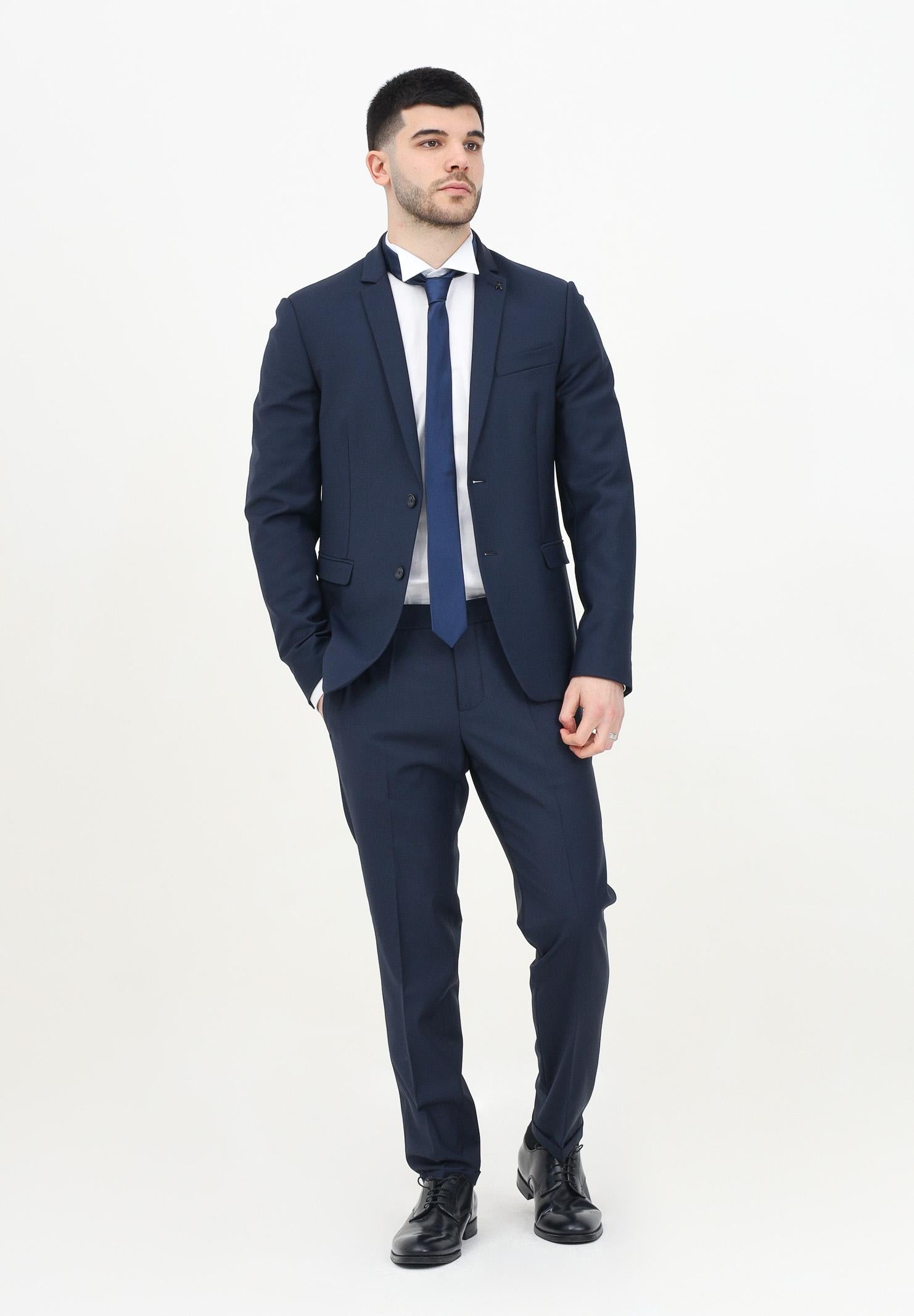 PATRIZIA PEPE Pantalone elegante blu da uomo 5PA429/A1WK C166 PATRIZIA PEPE