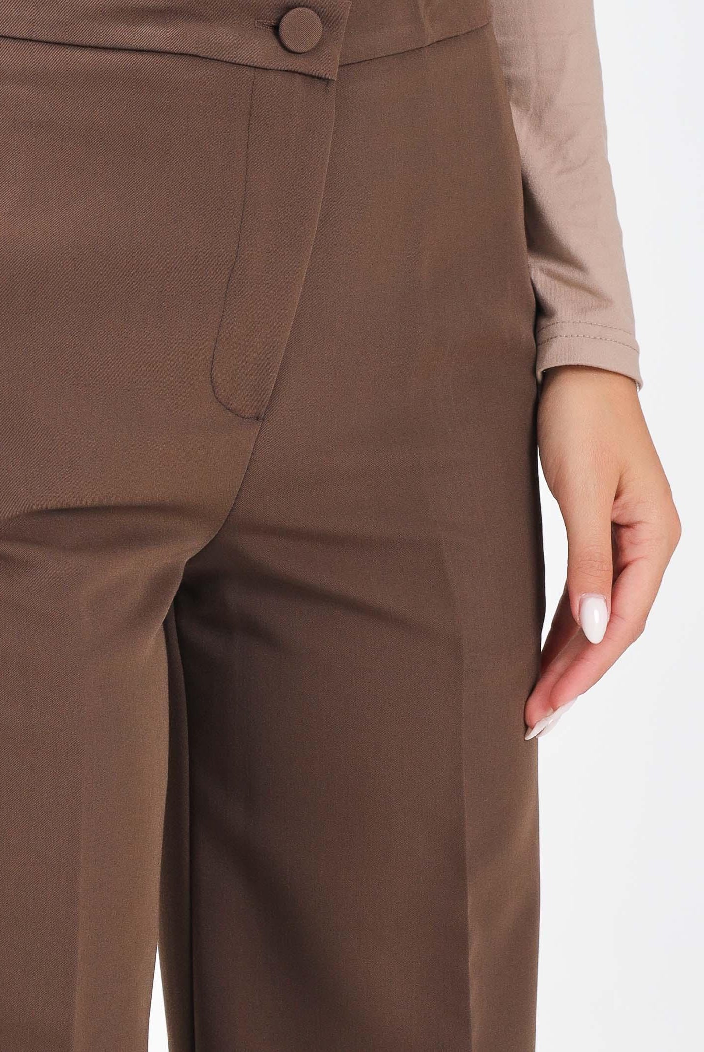 VICOLO Pantalone elegante marrone da donna TF0371 FU68 VICOLO