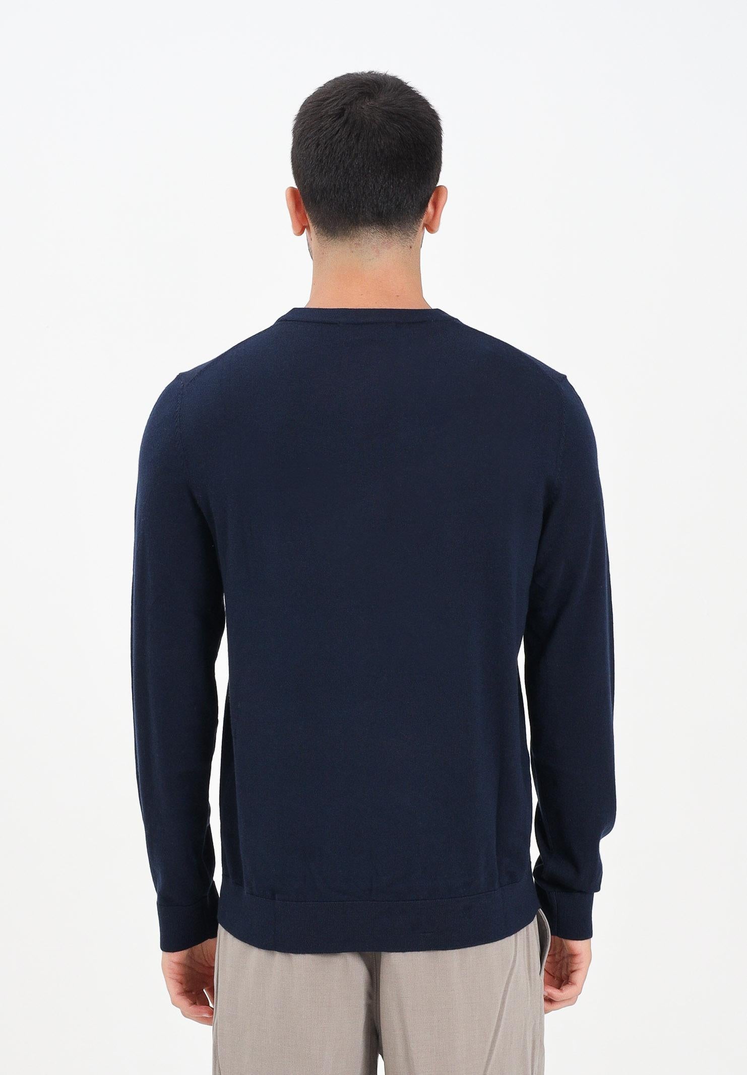 SELECTED HOMME Maglioncino girocollo blu da uomo 16094647 NavyBlazer SELECTED HOMME