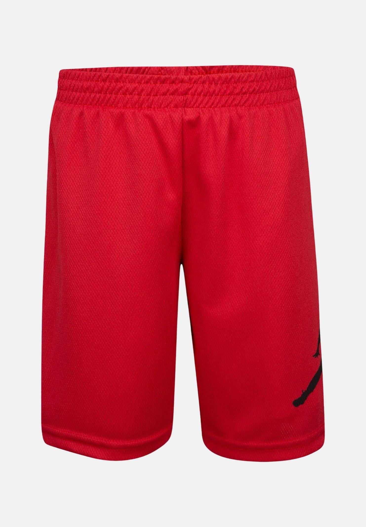 JORDAN Shorts sportivo rosso da bambino con maxi stampa Jumpman 957371 R78 JORDAN