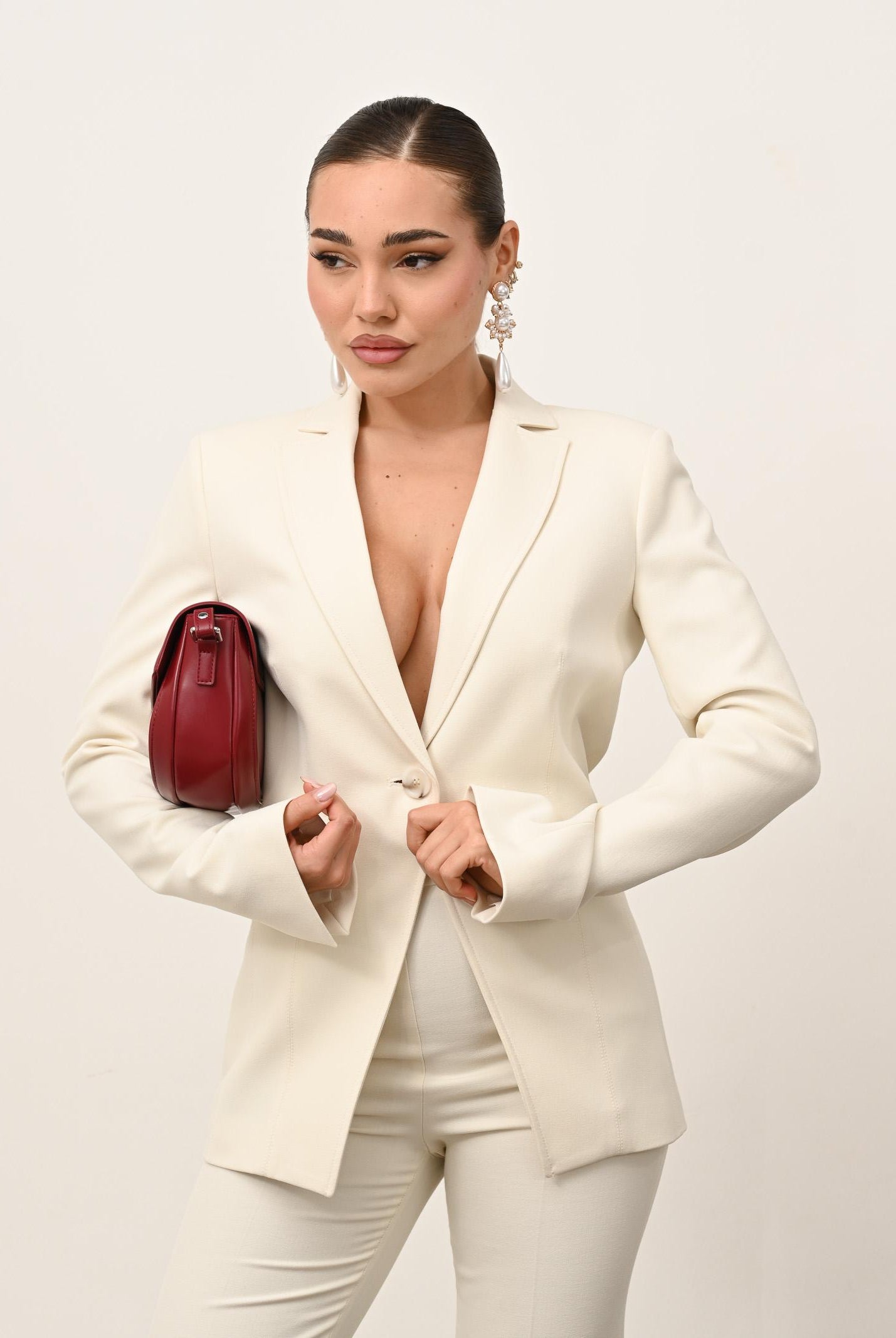 PINKO Giacca panna da donna 105687A2QV Z00 PINKO