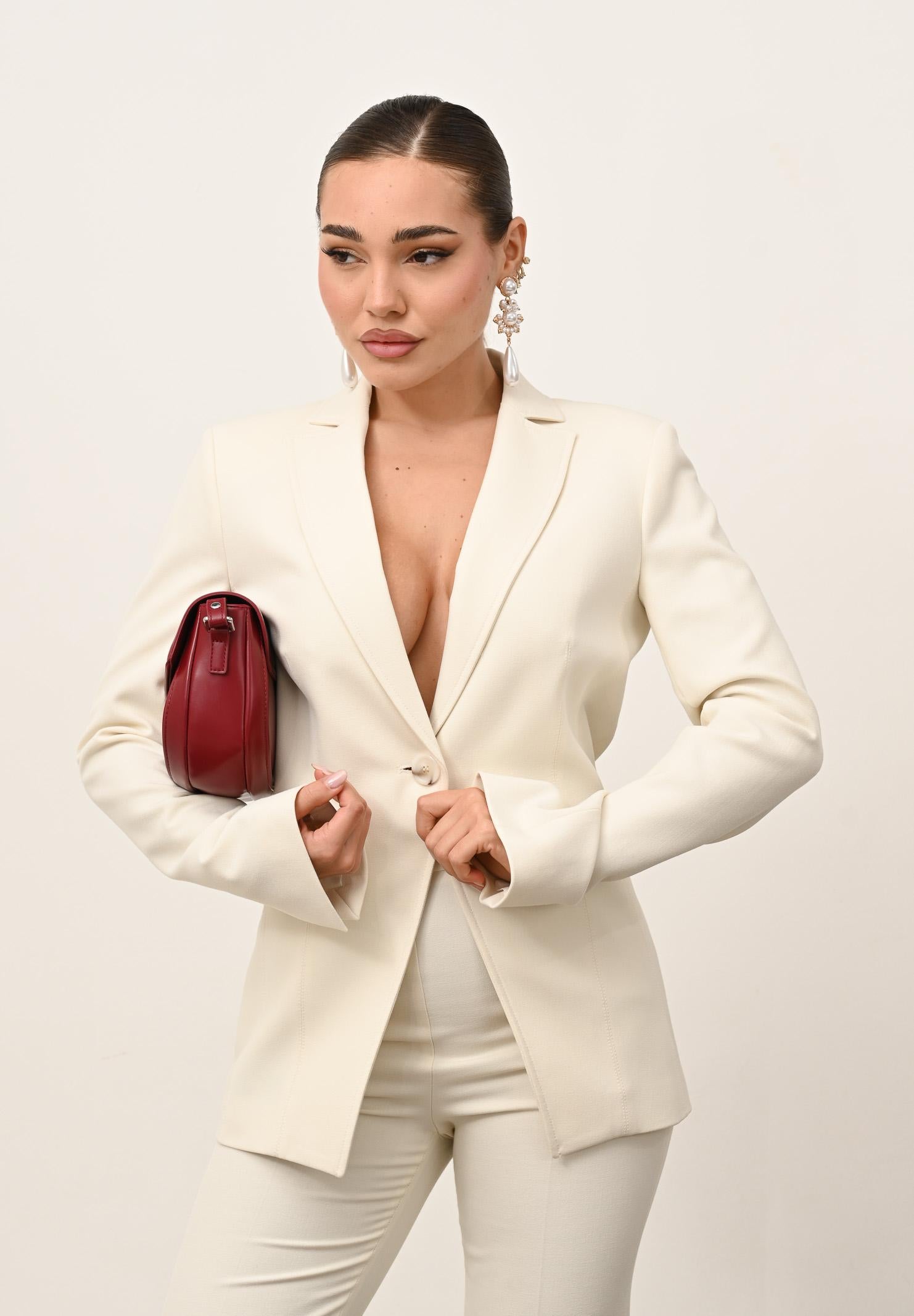 PINKO Giacca panna da donna 105687A2QV Z00 PINKO