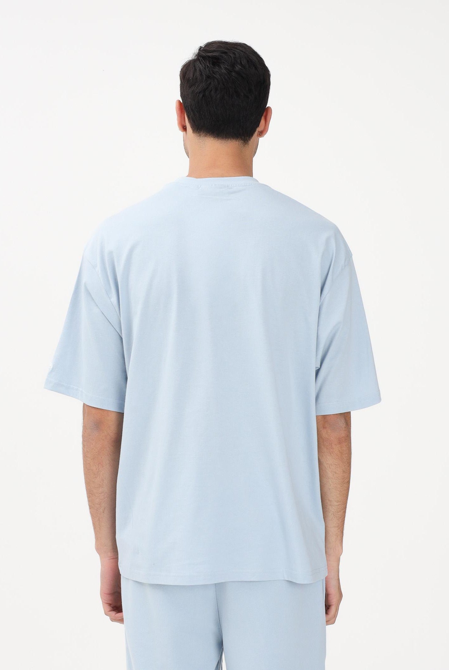 NEW ERA T-shirt a manica corta MLB League Essential Midi New York Yankees celeste per uomo e donna 60771500 . NEW ERA