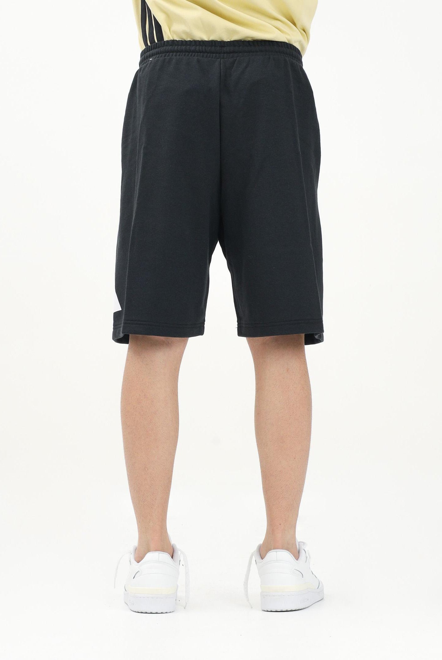 ADIDAS PERFORMANCE Shorts sportivo Essentials Logo Grande French Terry nero da uomo JE8956 . ADIDAS PERFORMANCE