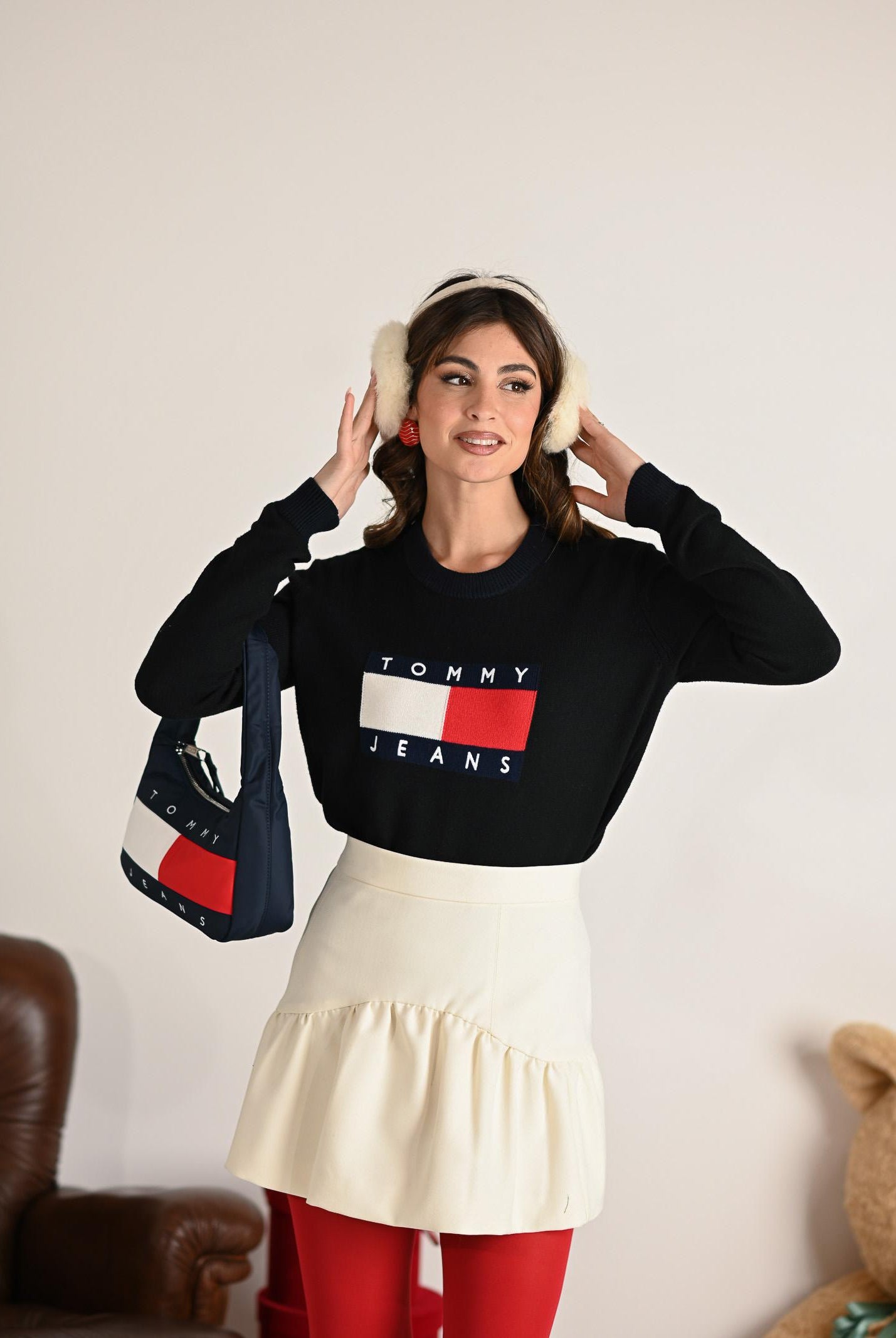 PINKO Gonna corta panna da donna 105767A2QV Z00 PINKO