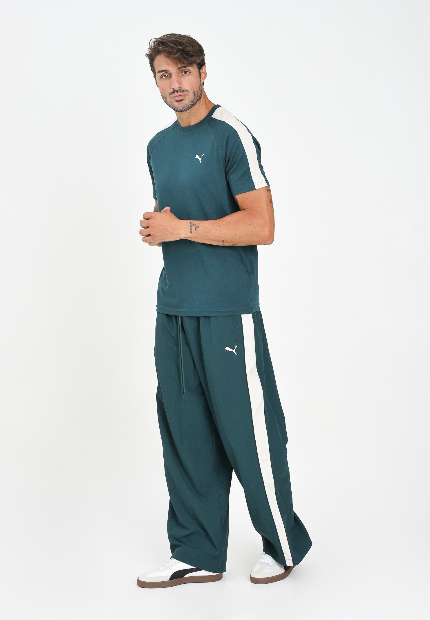 PUMA Pantalone sportivo oversize T7 verde da uomo 629594 75 PUMA