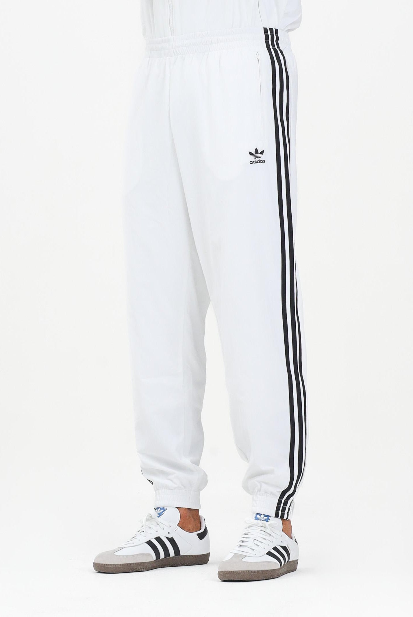 ADIDAS ORIGINALS Pantalone sportivo adicolor Woven Firebird bianco da uomo JY1334 . ADIDAS ORIGINALS
