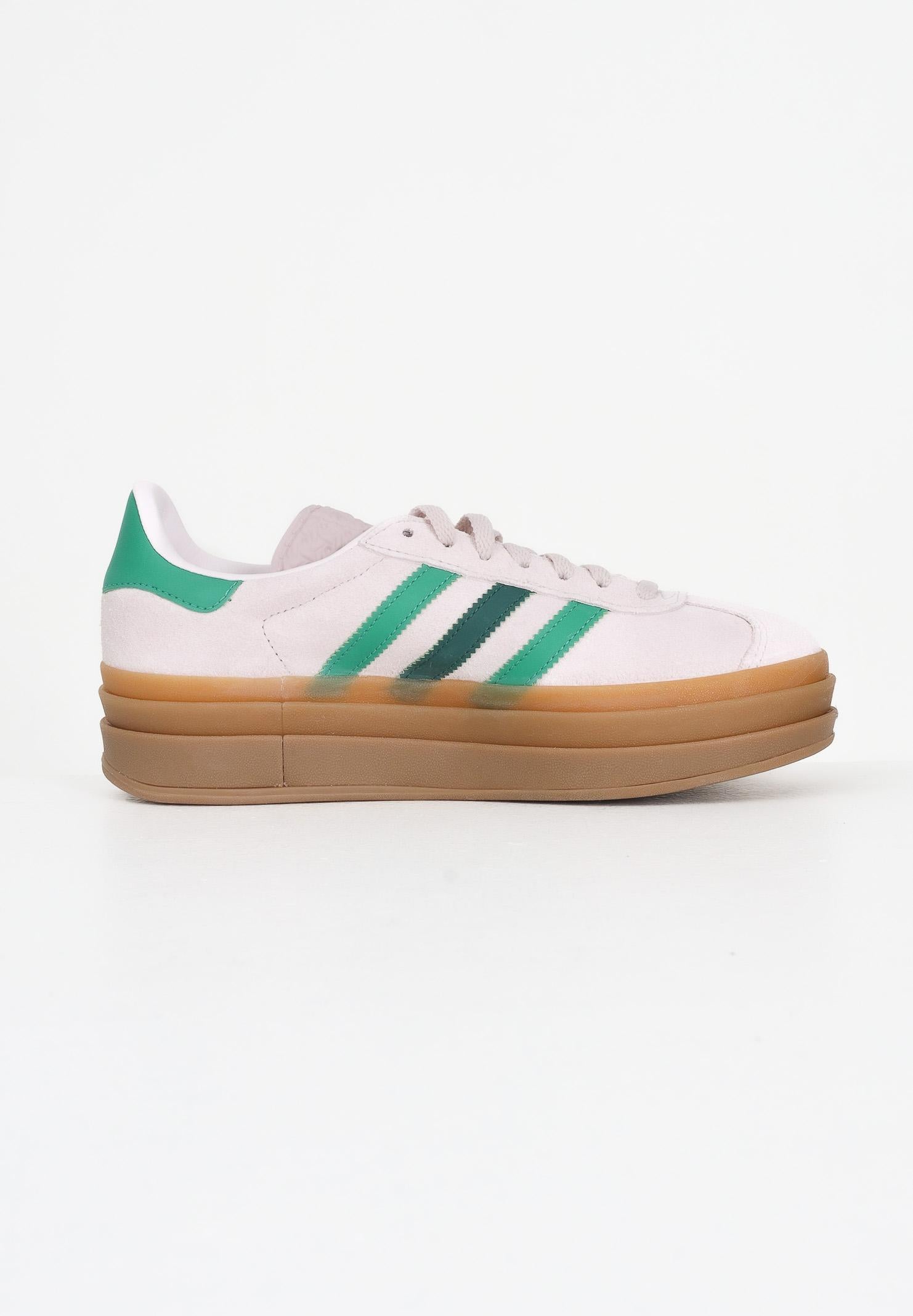ADIDAS ORIGINALS Sneakers Gazelle Bold rosa e verdi da donna JR5952 ADIDAS ORIGINALS