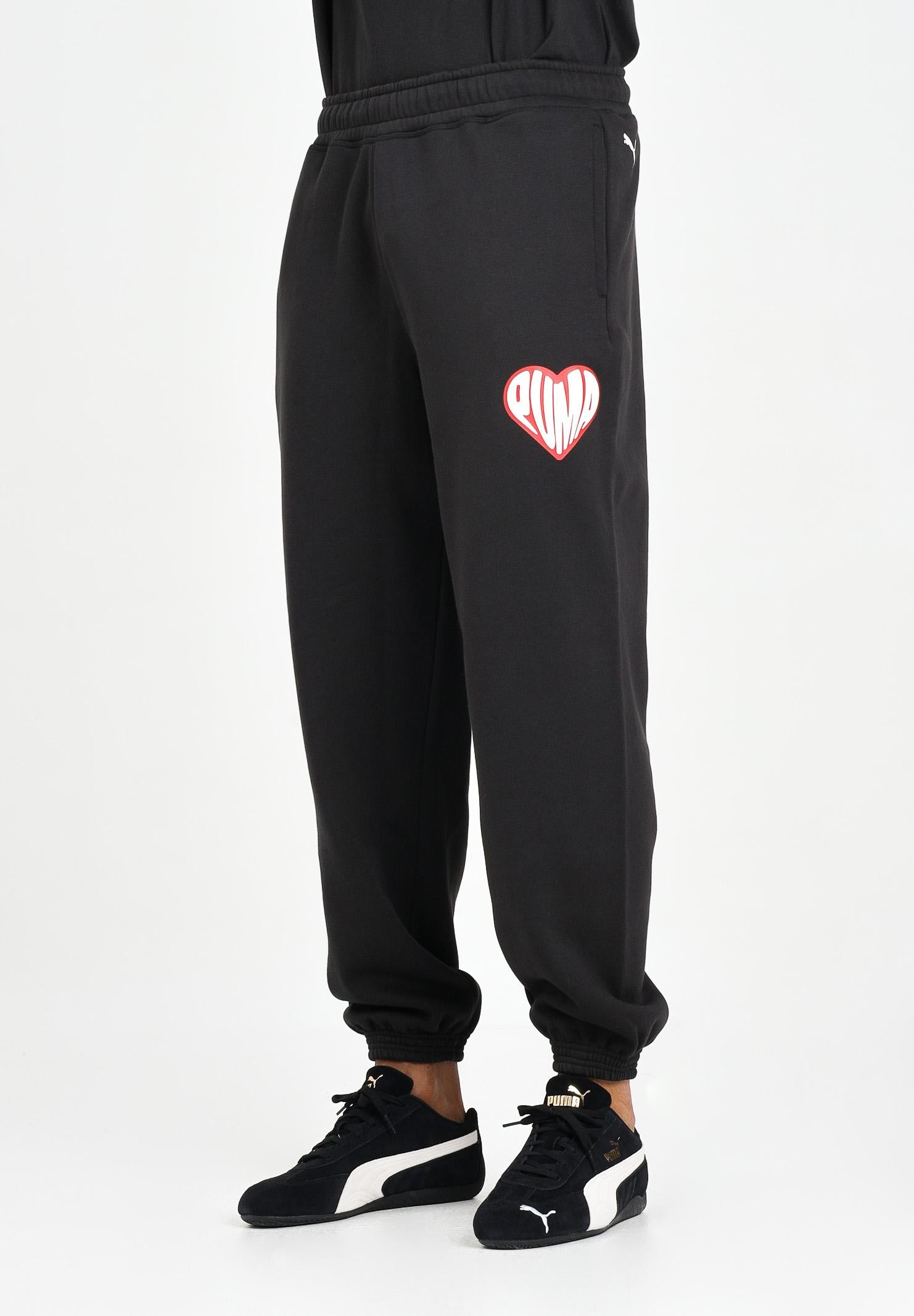 PUMA Pantalone sportivo HooperHotline nero da uomo 632834 02 PUMA