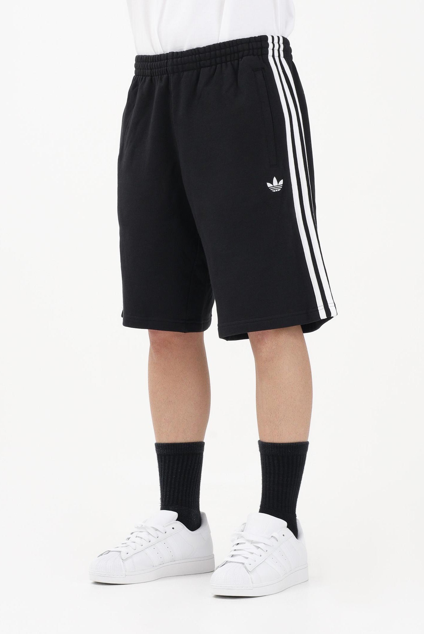 ADIDAS ORIGINALS Shorts sportivo 3-STRIPES nero da uomo KE3566 . ADIDAS ORIGINALS