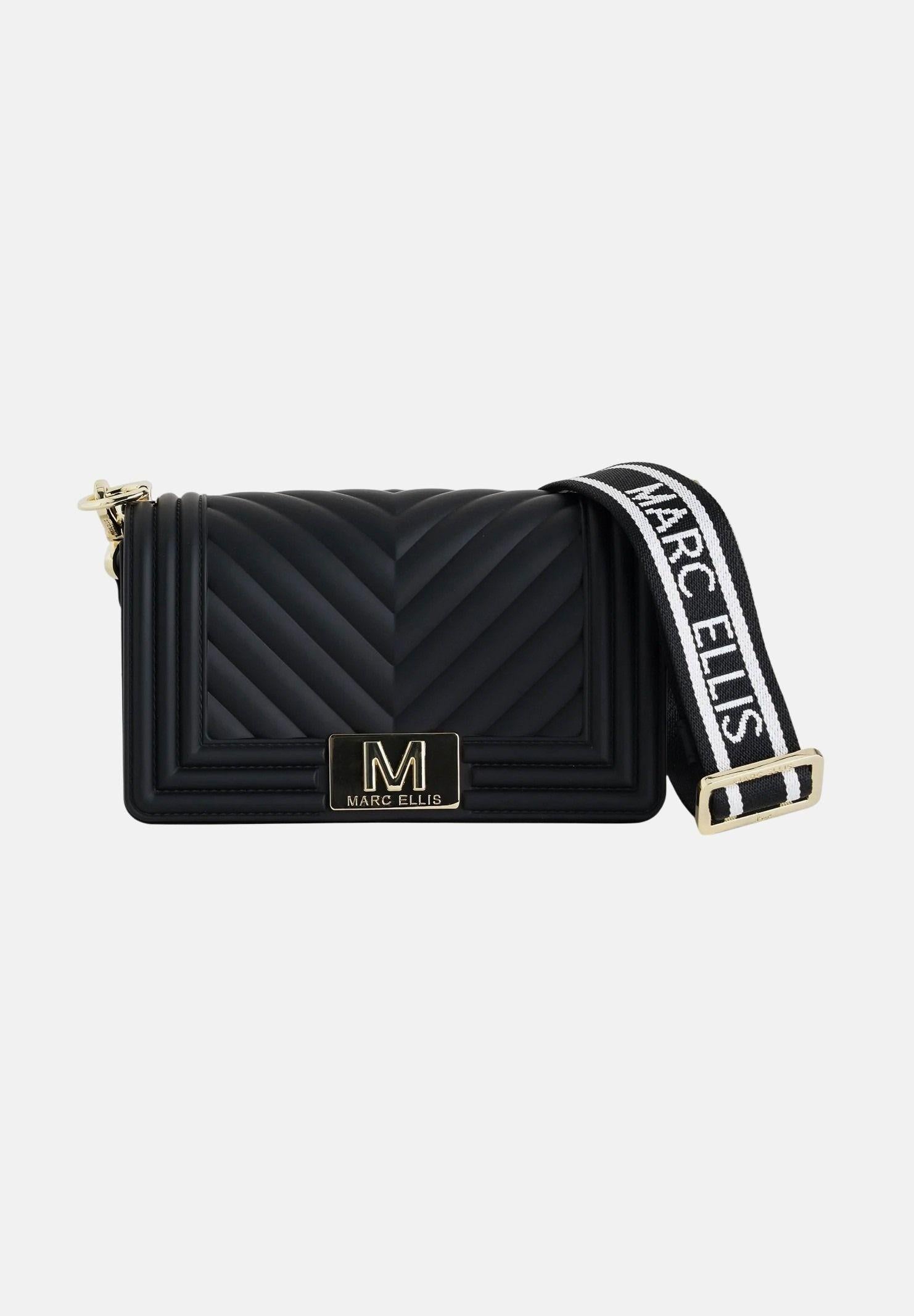 MARC ELLIS Borsa a tracolla Flat S 26 nera da donna FLAT-S26 BLLIGO MARC ELLIS