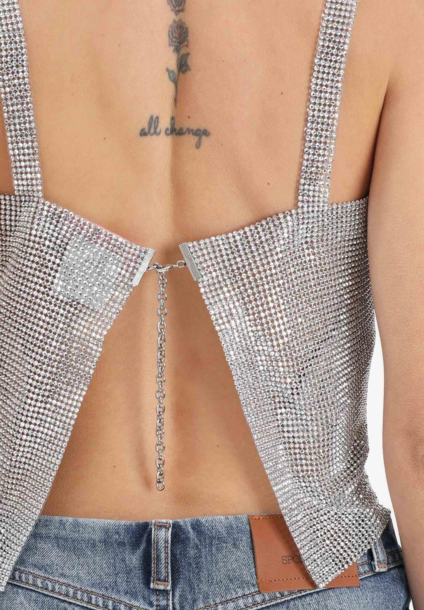 TWENTY FOURHAITCH Top elegante New Cetus argento da donna A0121ARG62P AR TWENTY FOURHAITCH