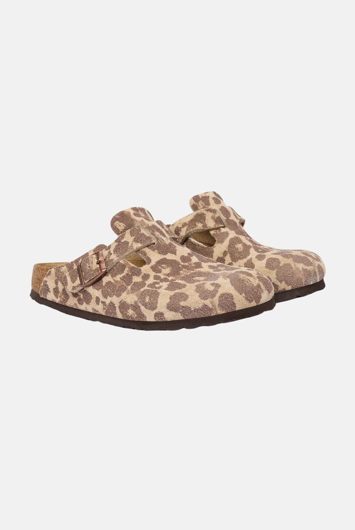 BIRKENSTOCK Sabot Boston Leo Sandcastle beige e marrone unisex. 1033324 . BIRKENSTOCK