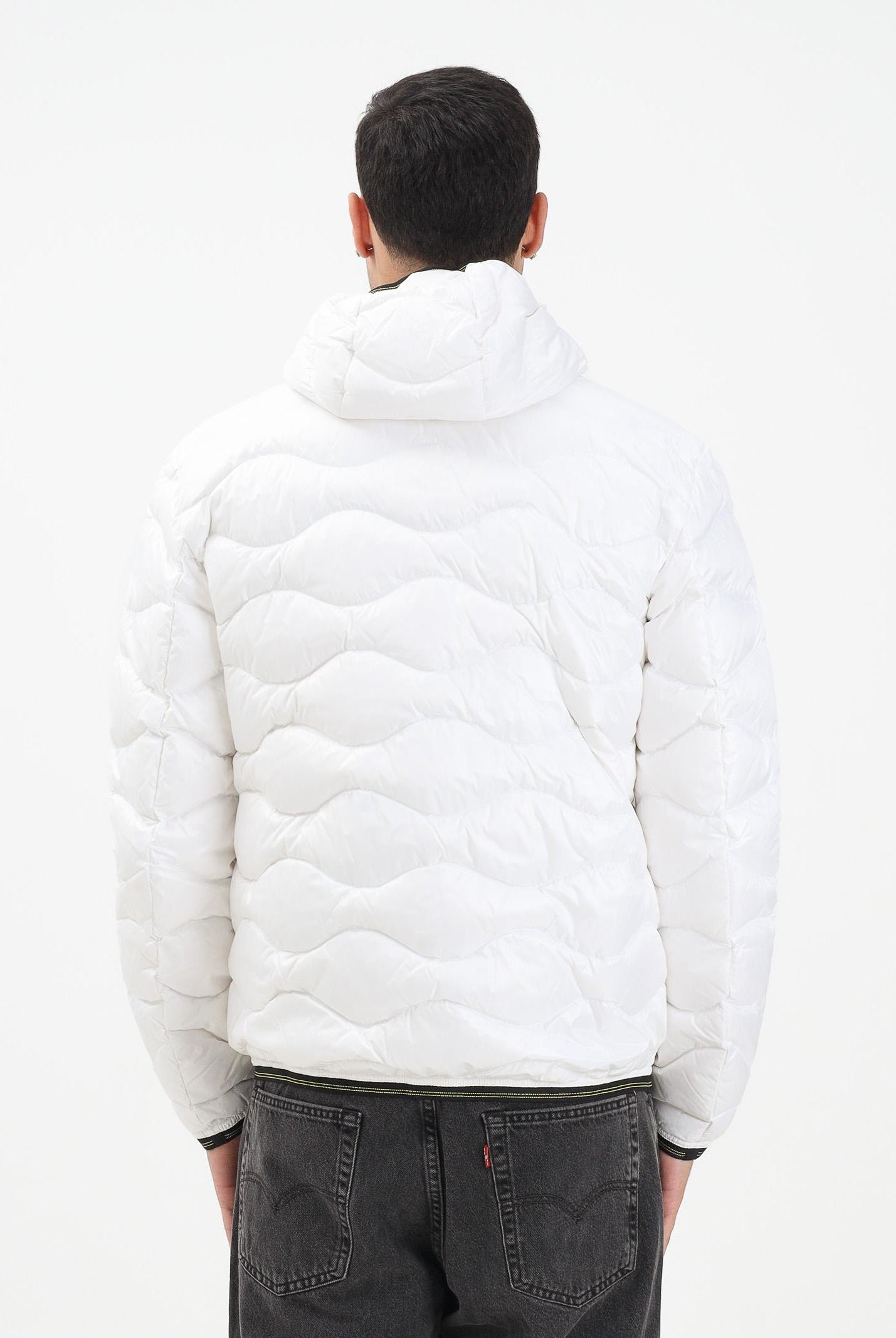 BLAUER Piumino WAVE bianco da uomo 25WBLUC03074-006355 100 BLAUER