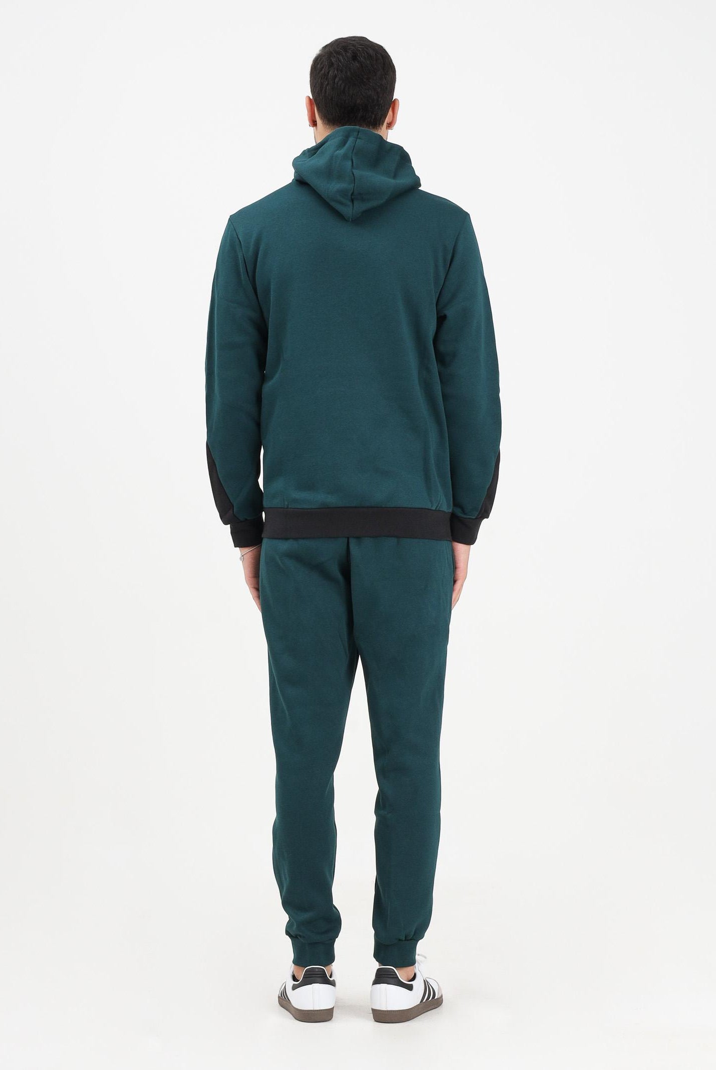 ADIDAS PERFORMANCE Tuta Sportswear Fleece Colorblock verde petrolio da uomo KB5266 ADIDAS PERFORMANCE