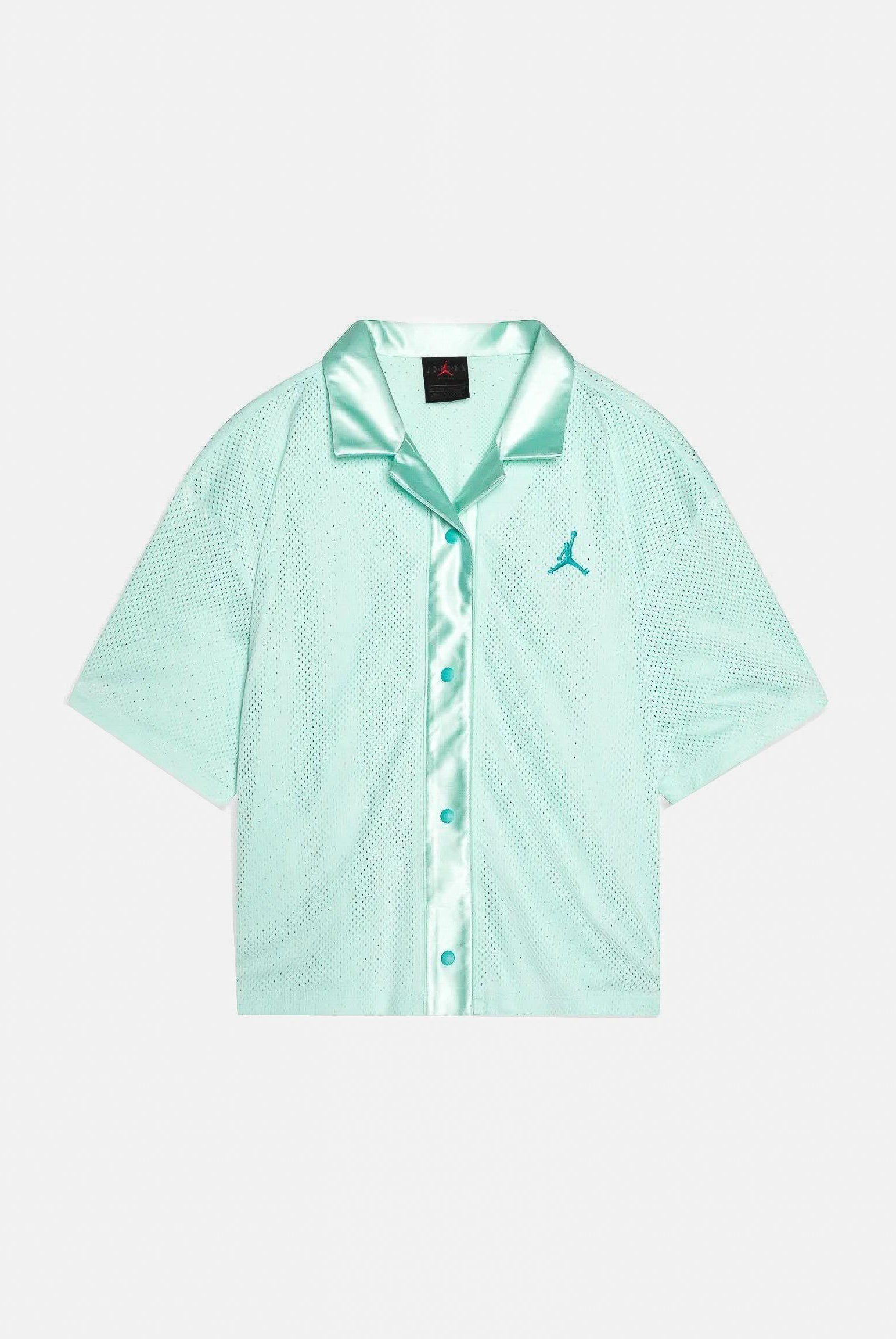 JORDAN Camicia CAMP verde acqua da bambina 45D980 U4A JORDAN