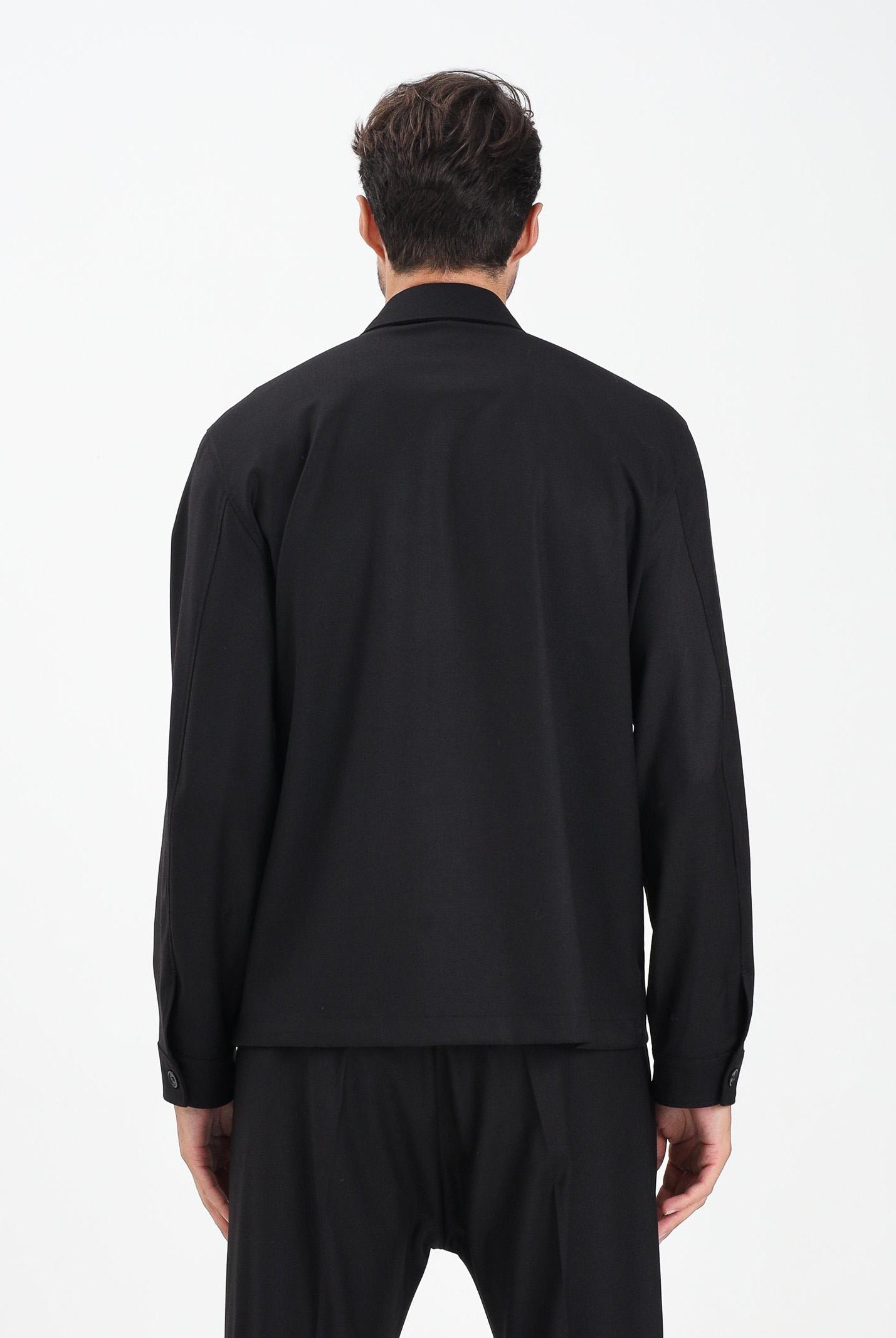 I'M BRIAN Camicia a manica lunga nera da uomo CA3441 009 I'M BRIAN