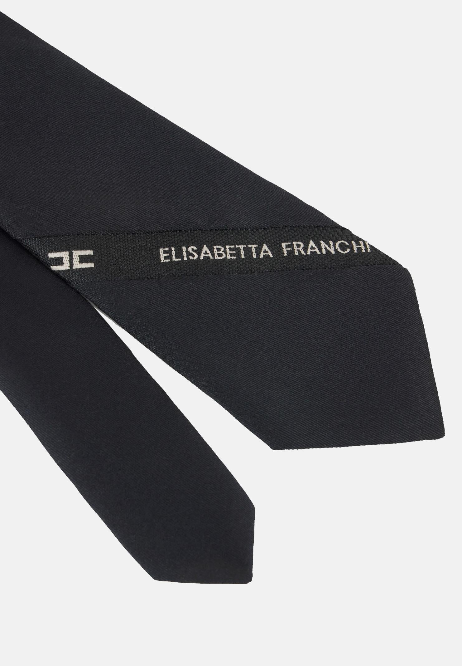 ELISABETTA FRANCHI Cravatta nera da donna CR12L57E2 110 ELISABETTA FRANCHI