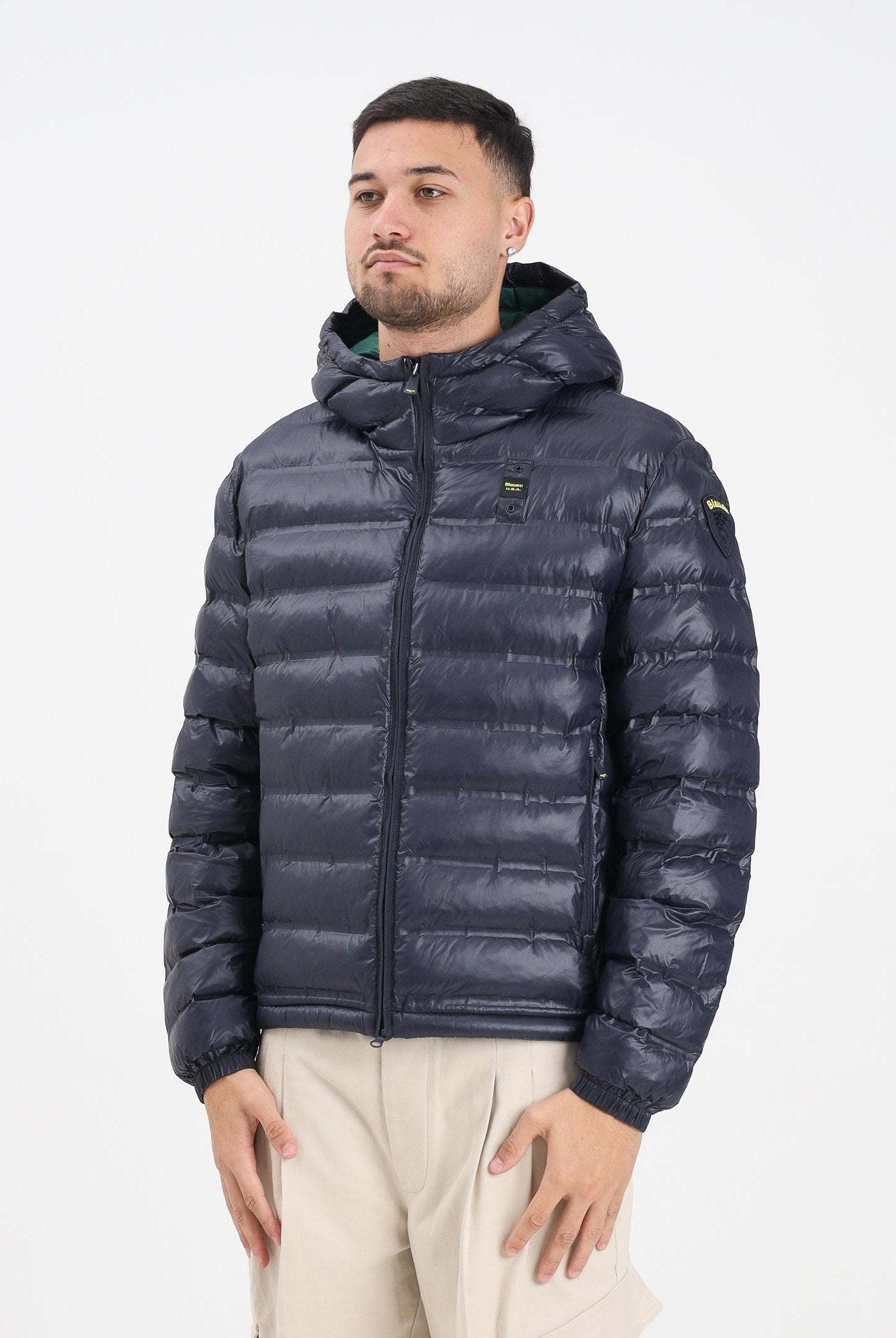 BLAUER Piumino CHARLES blu da uomo 25WBLUC02132-007284 888EN BLAUER