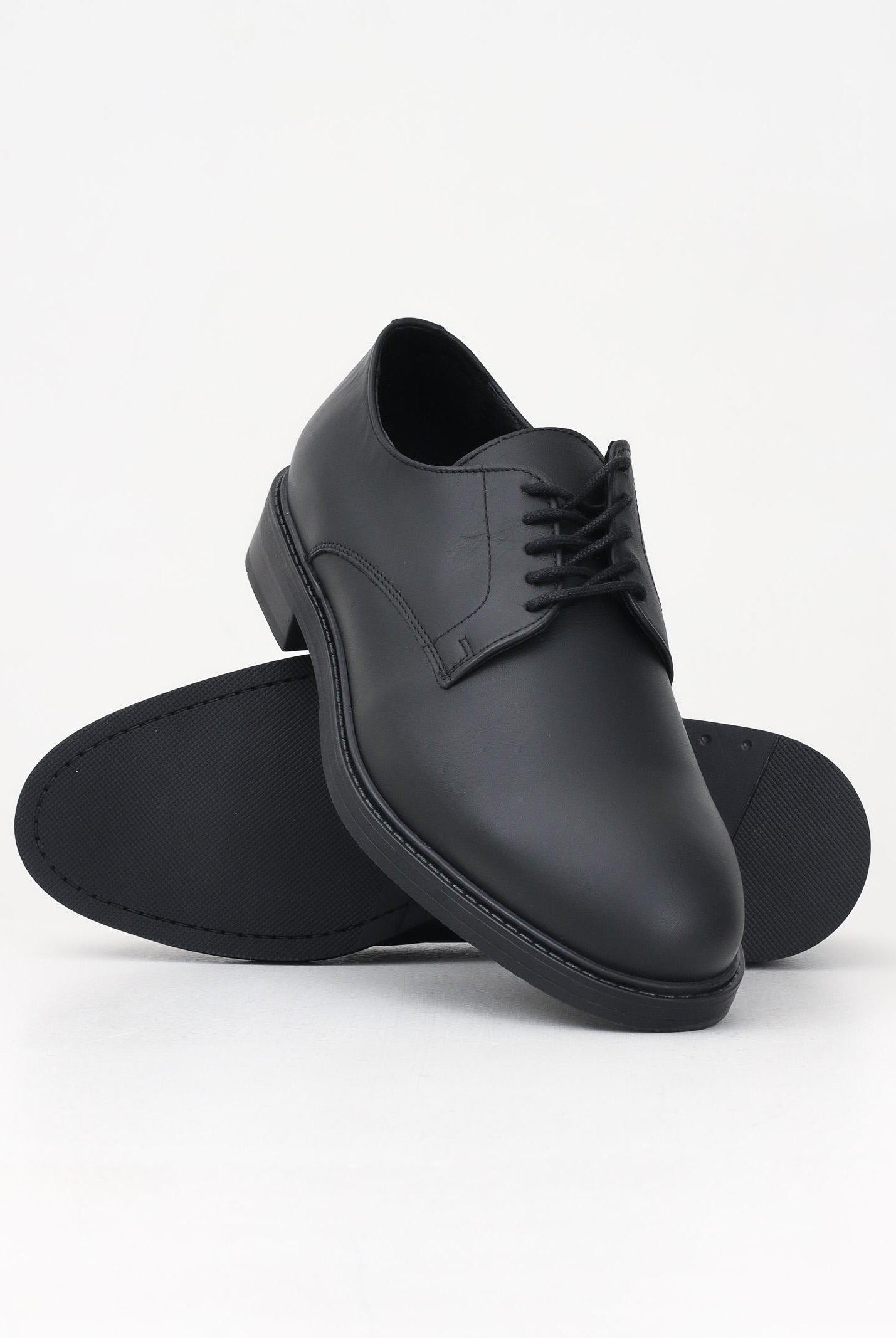 SELECTED HOMME Scarpe stringate nere da uomo 16095935 BLACK SELECTED HOMME