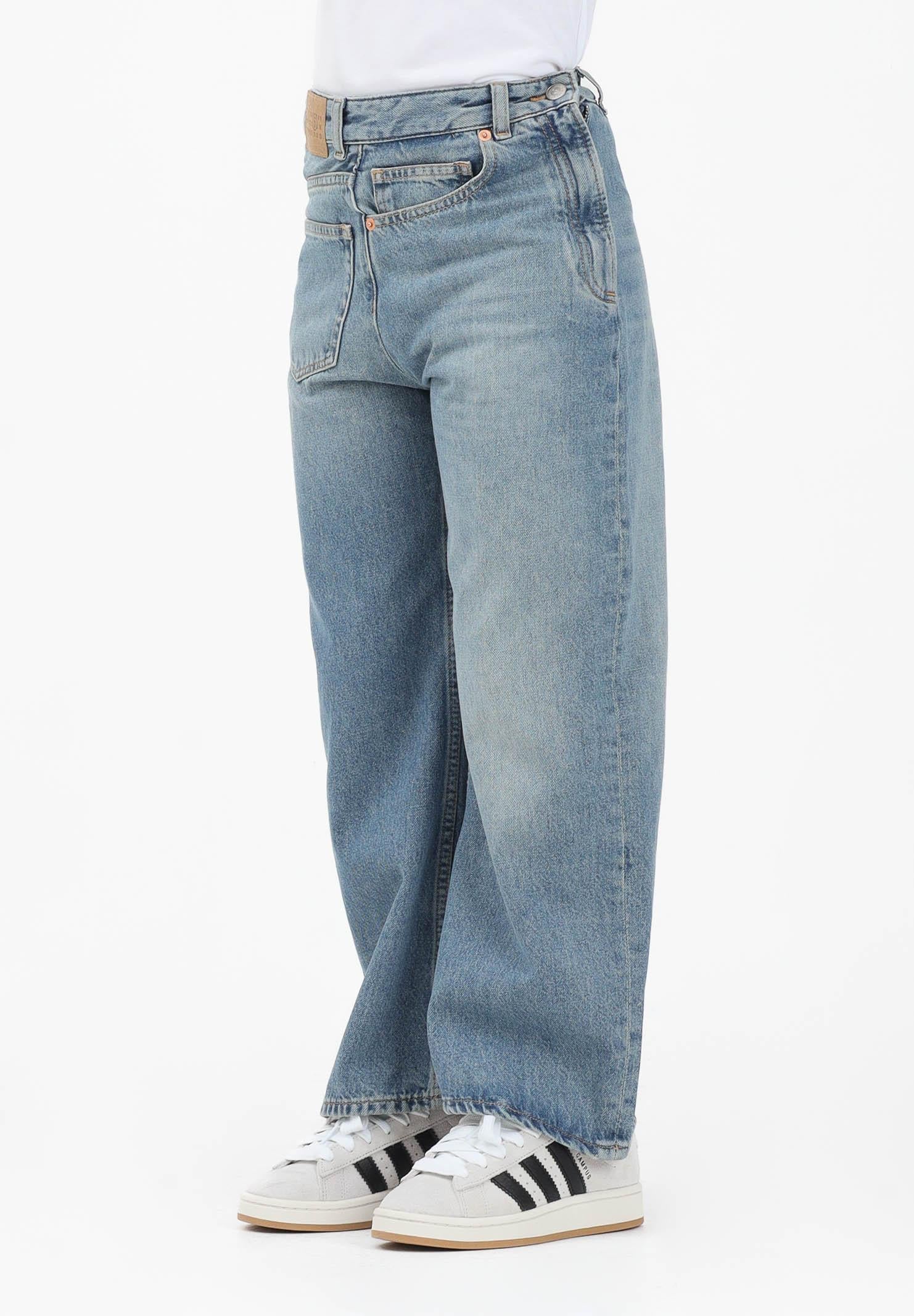 MAISON MARGIELA Jeans in denim chiaro per donna, ragazzi e bambini con chiusura laterale M60969MM06V M601 MAISON MARGIELA